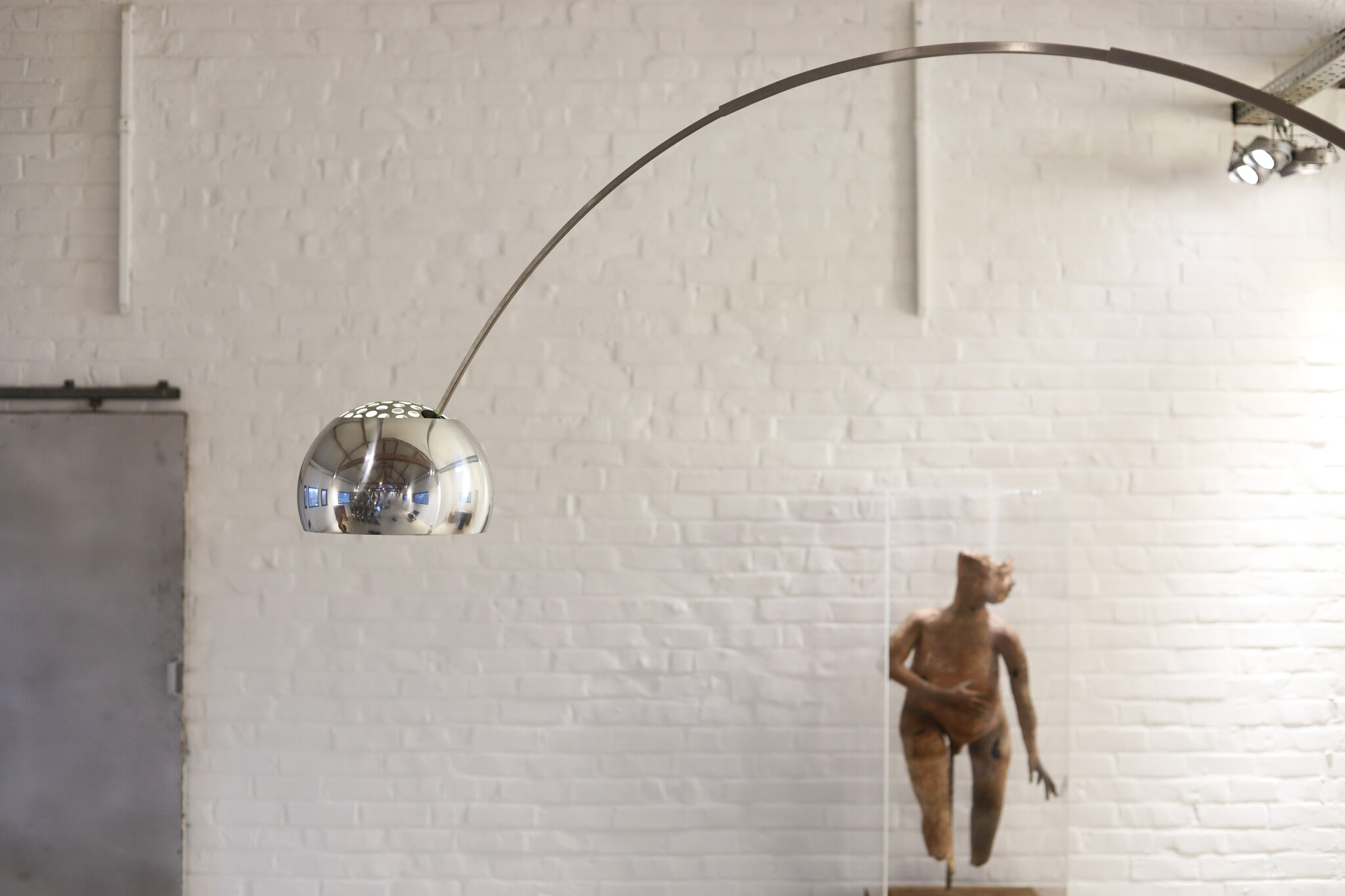 Lampe à arc Flos conçue par Archille et Piere Castiglioni, 1962