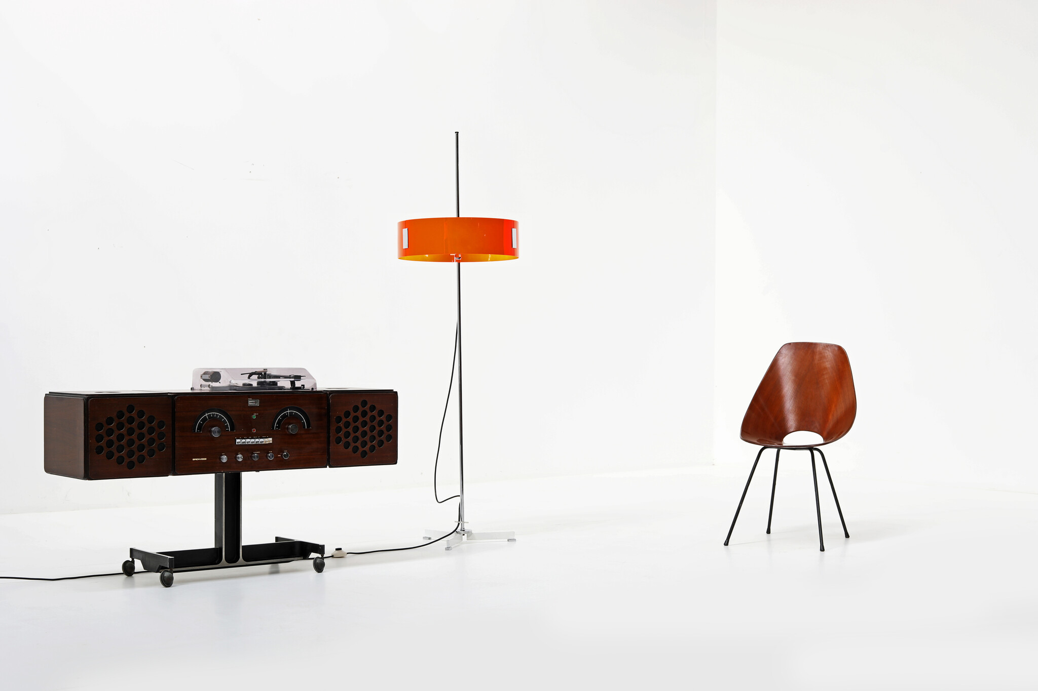 Vintage floor lamp produced by Gepo Amsterdam, 1970's