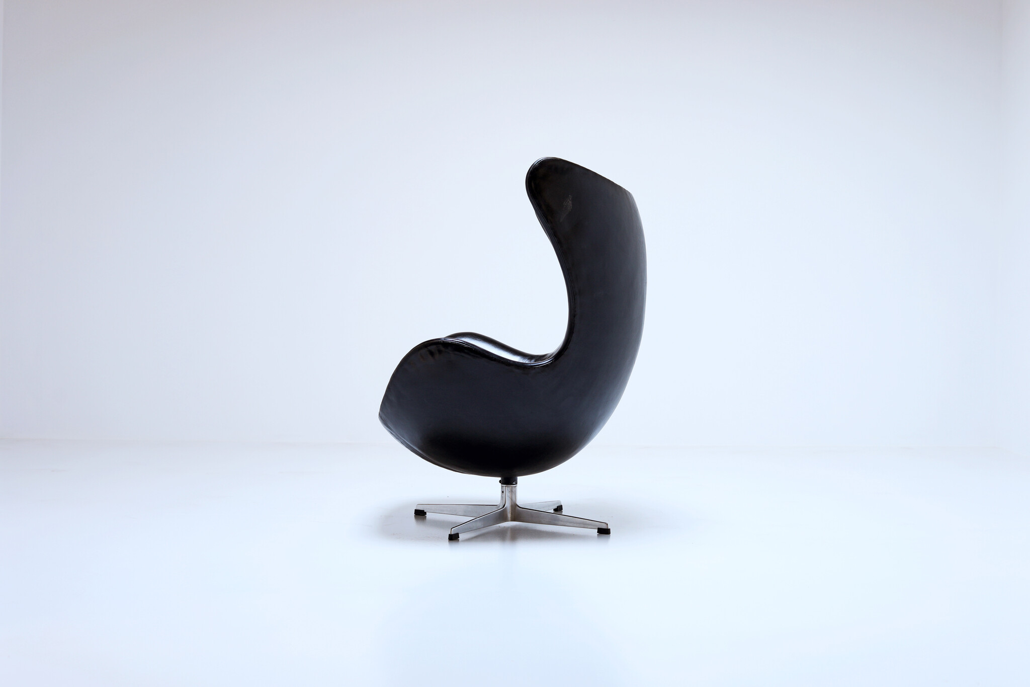 Chaise Egg vintage par Arne Jacobsen pour Fritz Hansen