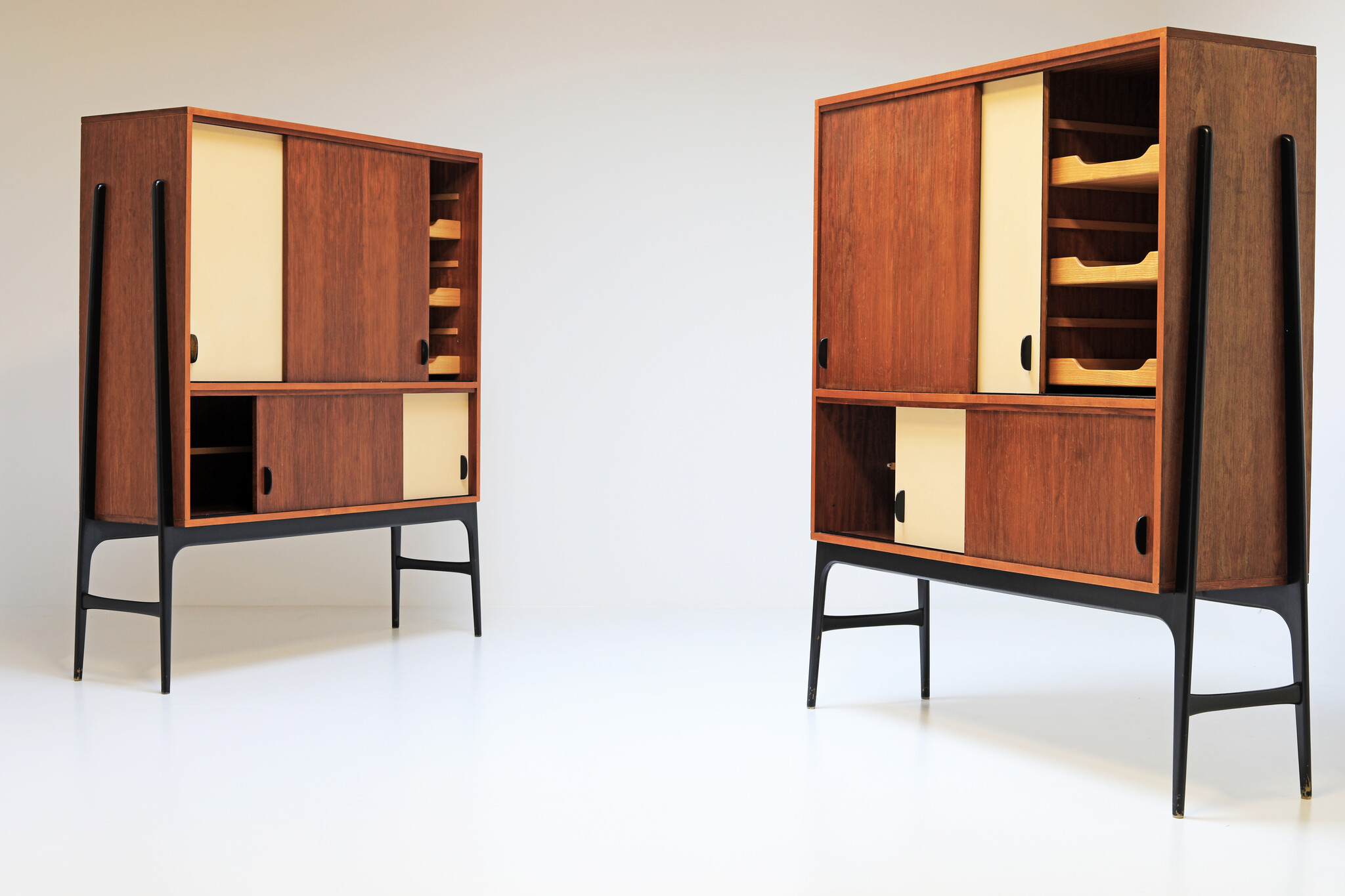 Highboard set van Alfred Hendrickx voor Belform, 1958