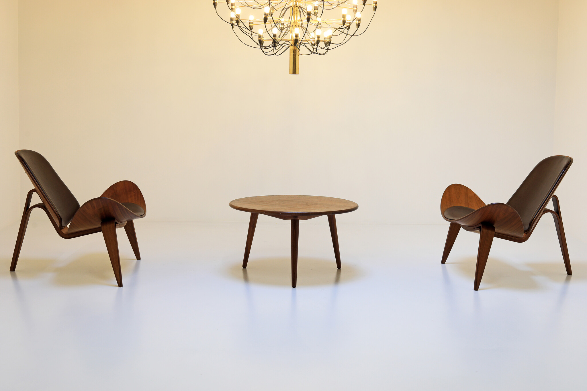 Set of Shell chairs by Hans Wegner, 1963