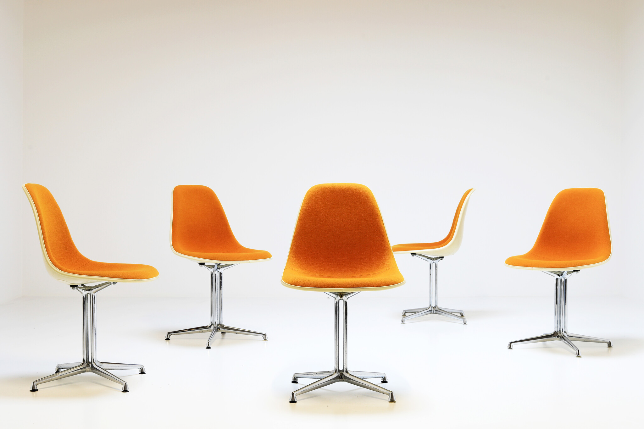 Chaises La Fonda de Charles & Eames pour Herman Miller, années 1960