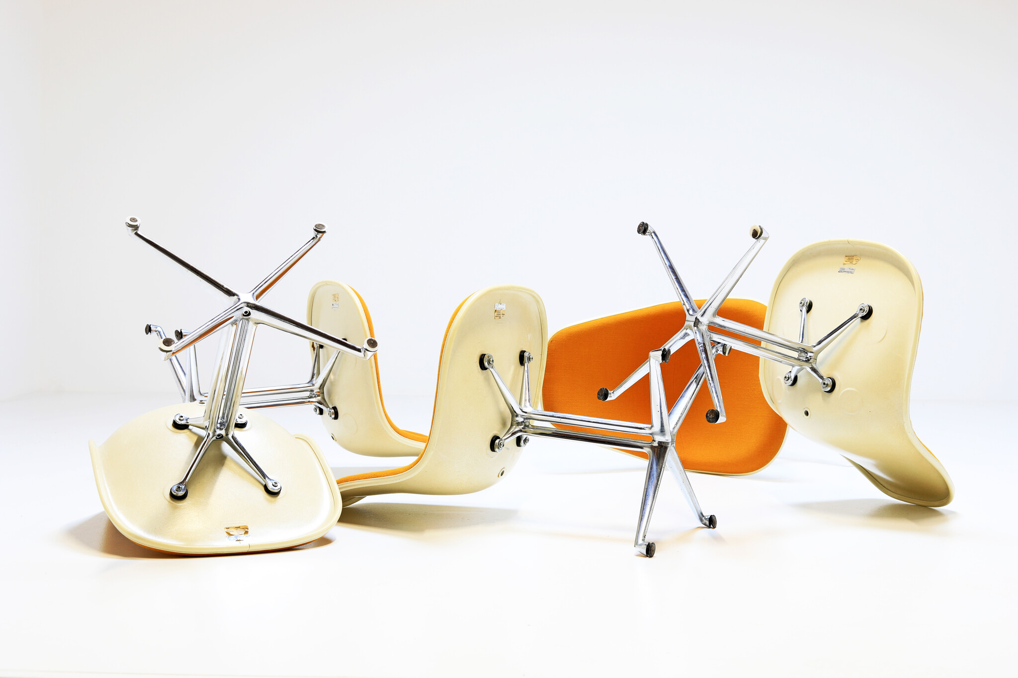 Chaises La Fonda de Charles & Eames pour Herman Miller, années 1960