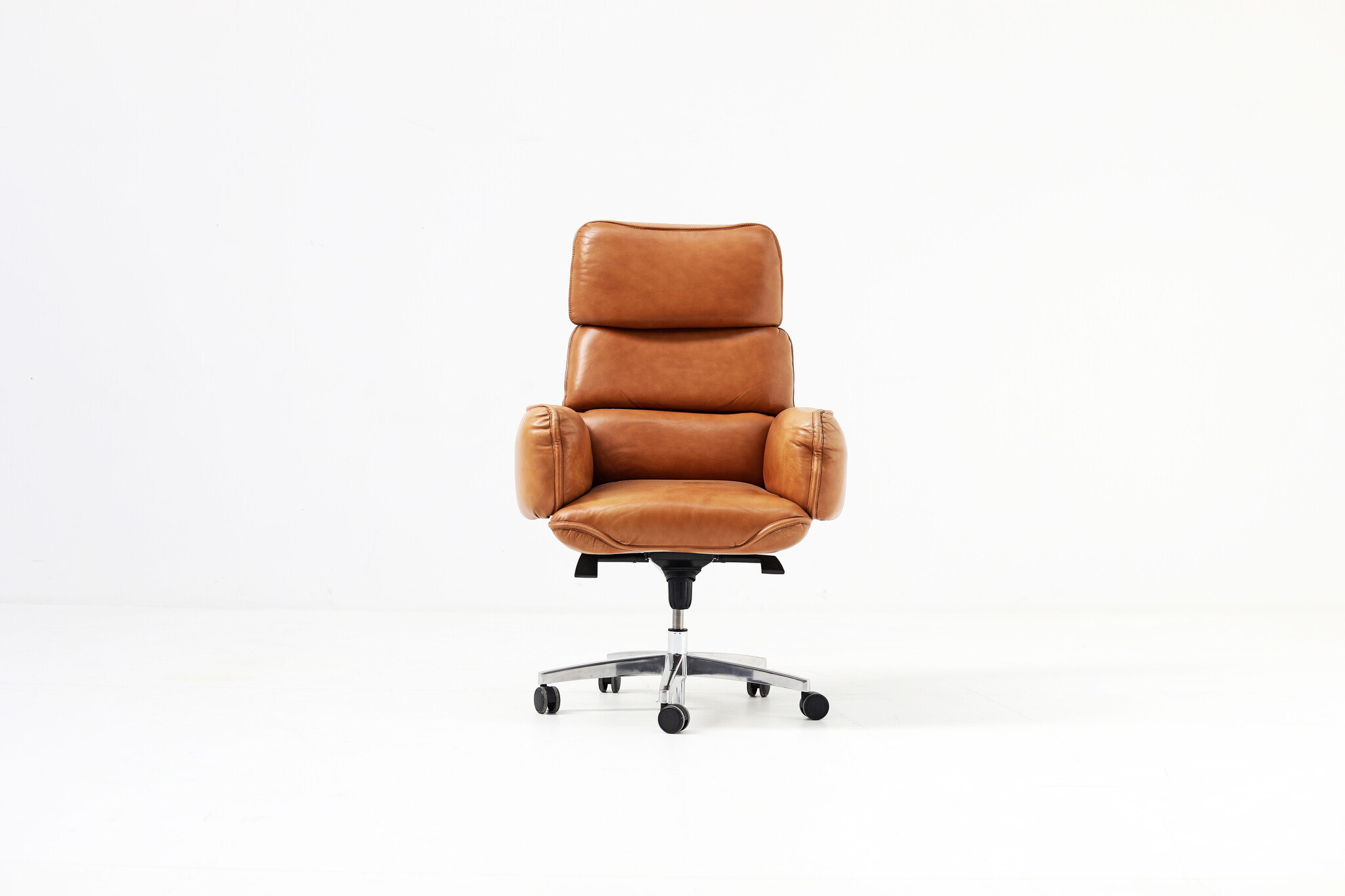 Leather office chair by Otto Zapf for Topstar