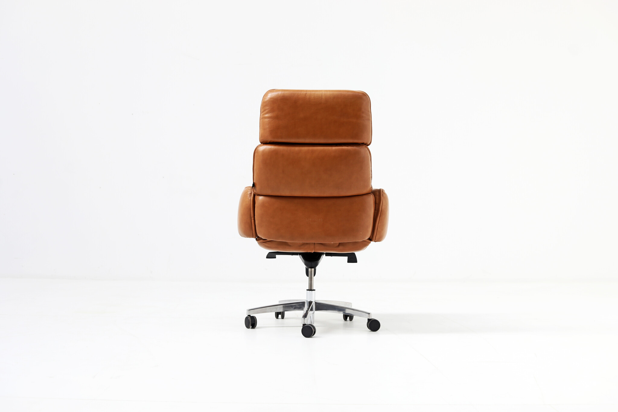 Leather office chair by Otto Zapf for Topstar