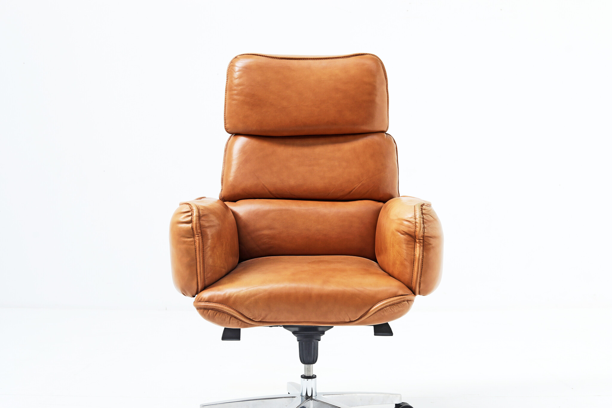 Leather office chair by Otto Zapf for Topstar