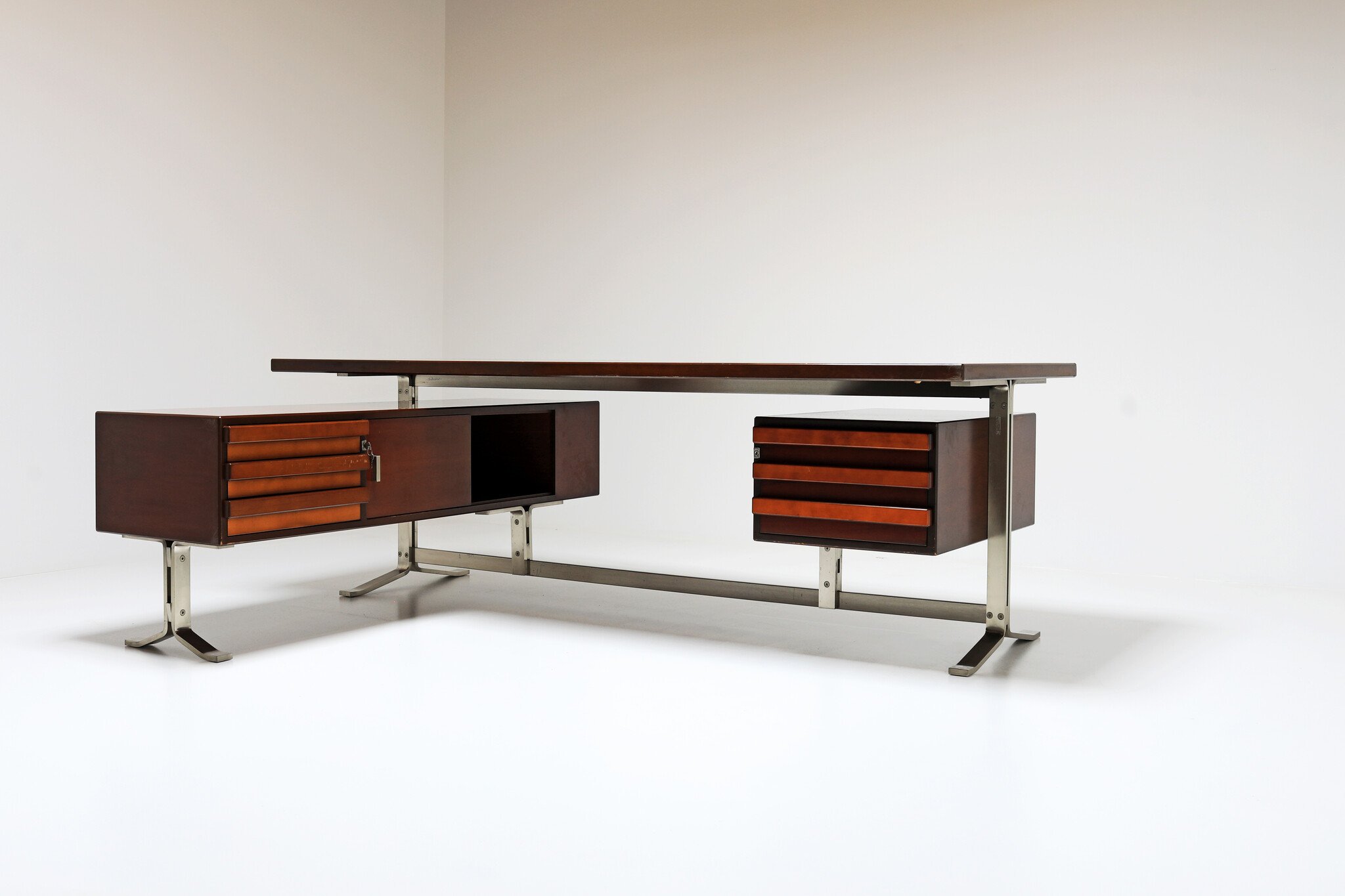 Bureau de direction de Gianni Moscatelli pour Formanova, Italie années 1960