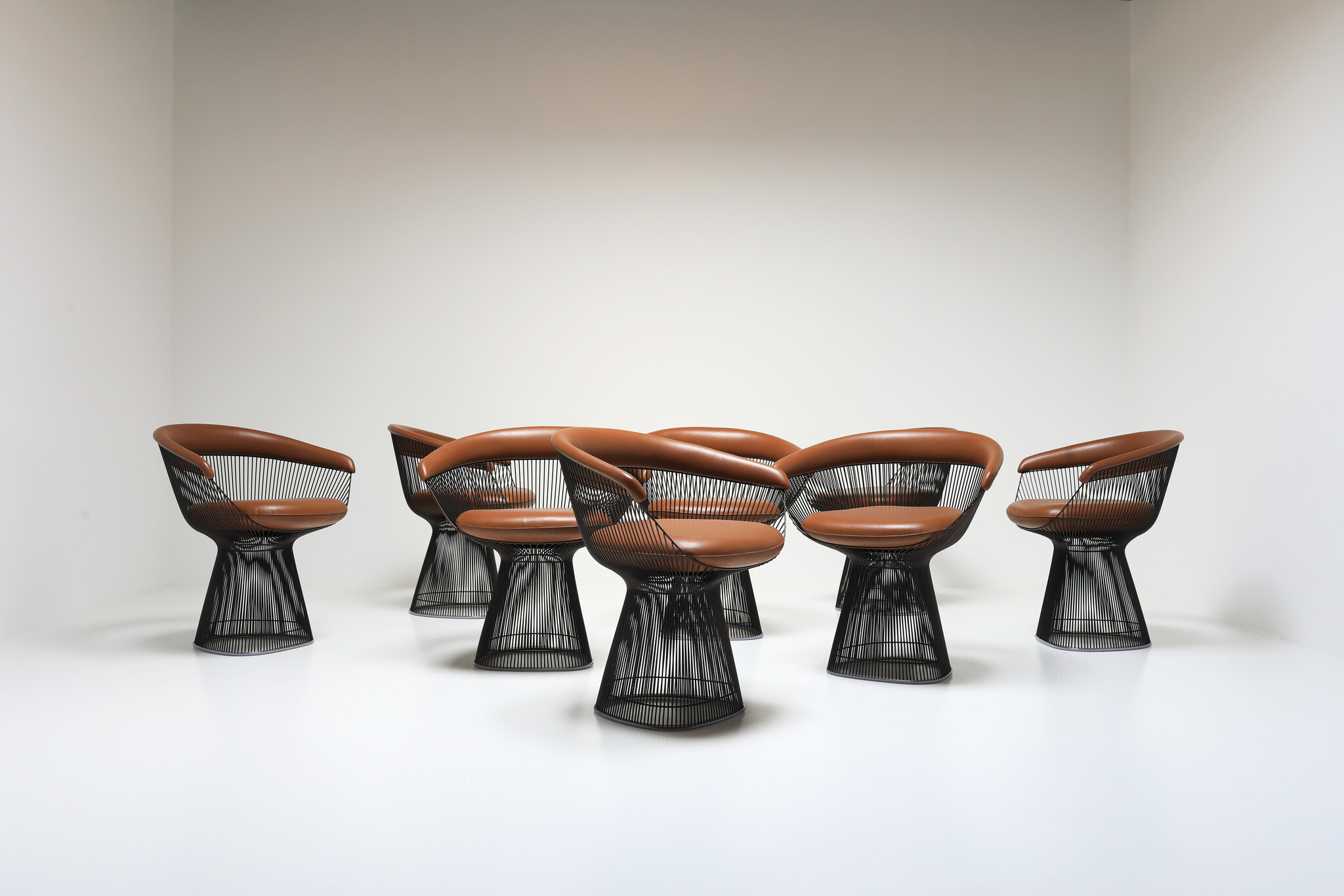 Rare Warren Platner chairs for Knoll.