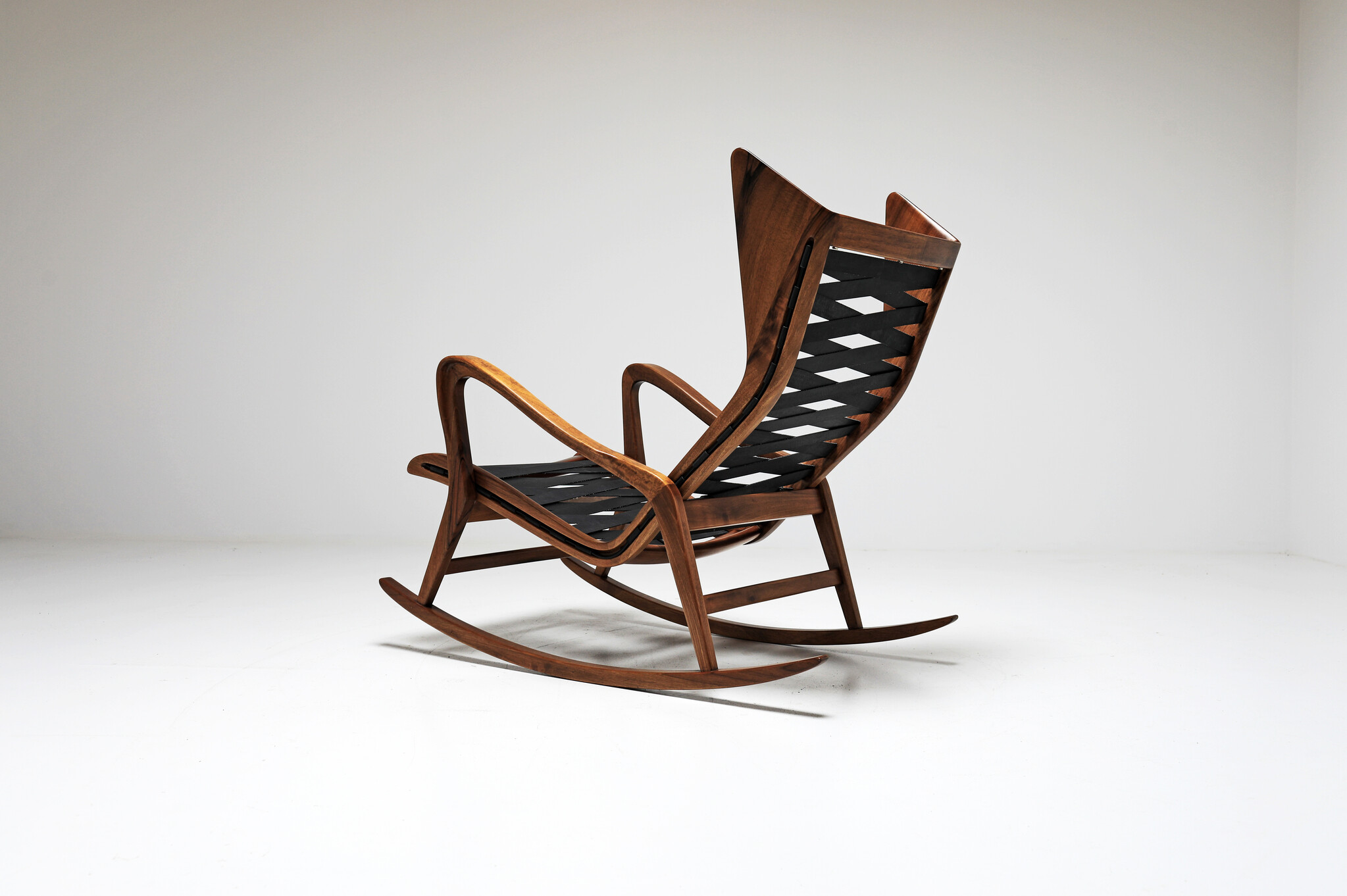 Rocking chair van Cassina model 572, 1950's