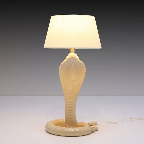 Cobra table lamp, 1970's