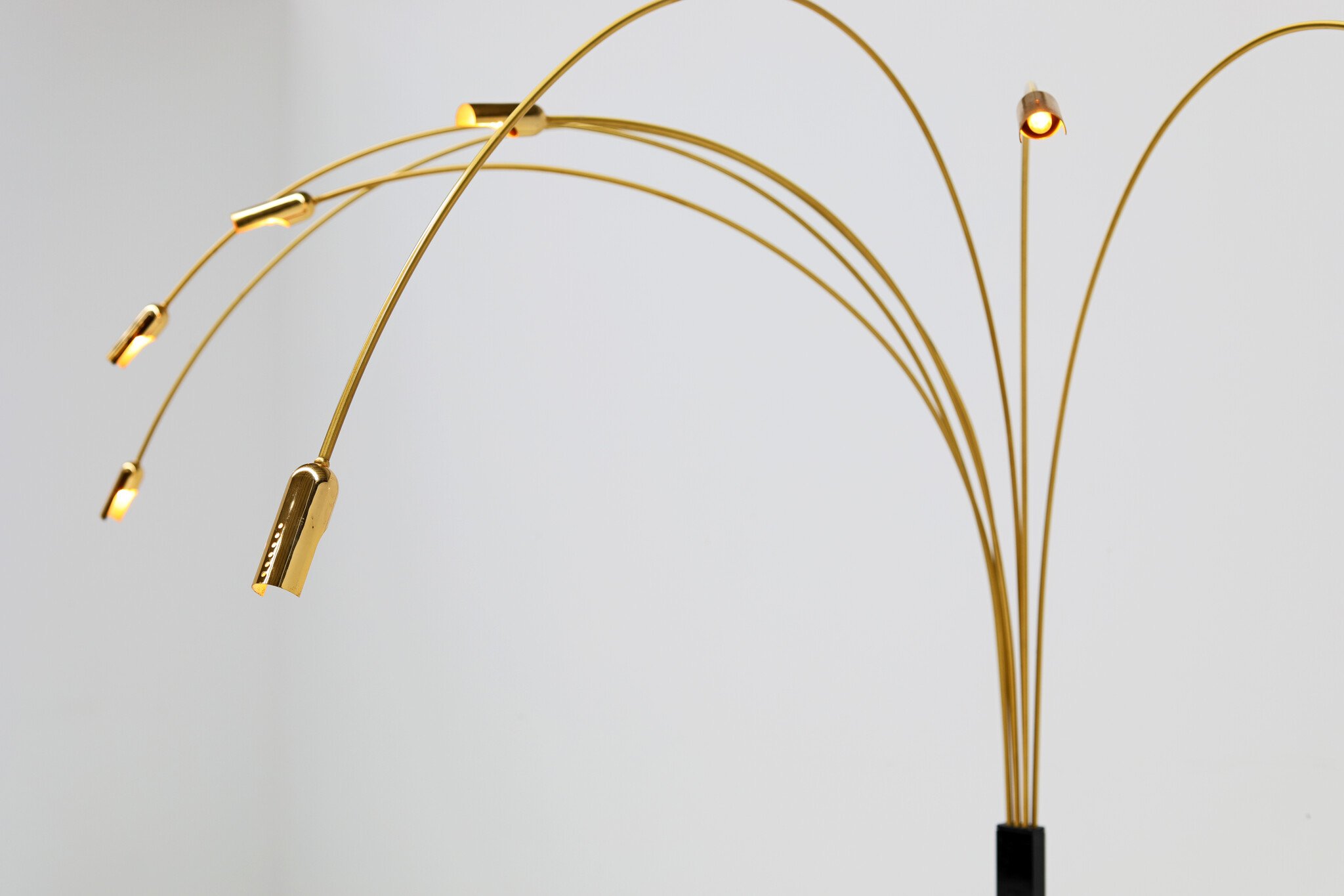 Lampe à arc vintage italienne, 1970