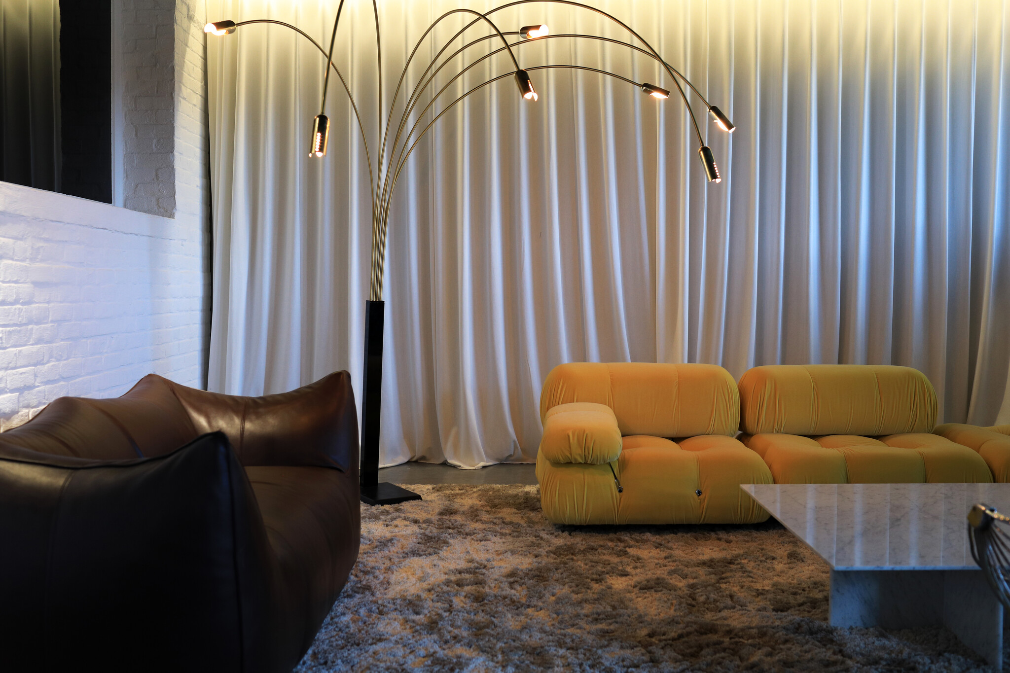 Italian vintage arc lamp, 1970's