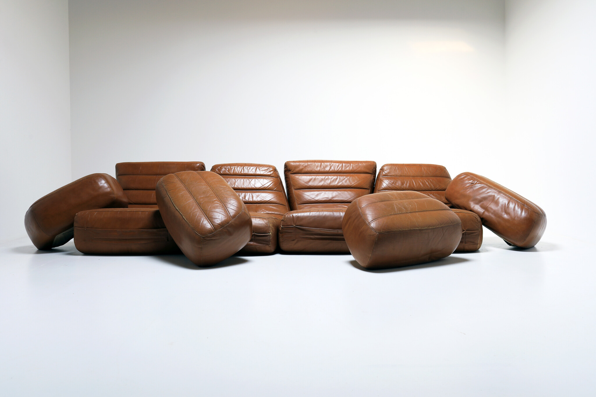 Canapé vintage Saparella de Michel Ducaroy pour Ligne Roset, 1970
