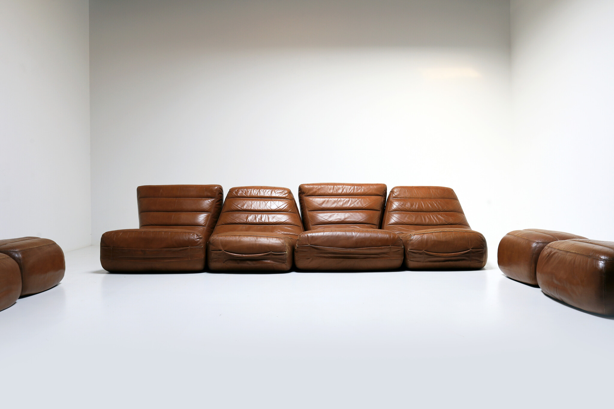 Canapé vintage Saparella de Michel Ducaroy pour Ligne Roset, 1970