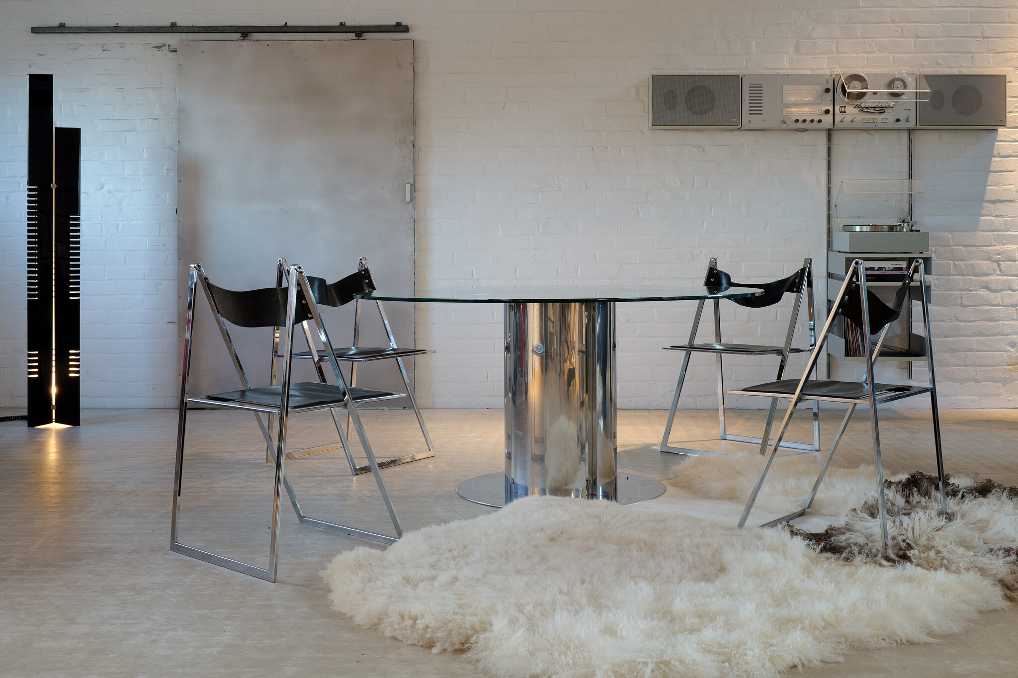 Elios' folding chairs by Fontoni & Geraci, 1970's - THE Elios' folding chairs by Fontoni & Geraci, 1970's - THE