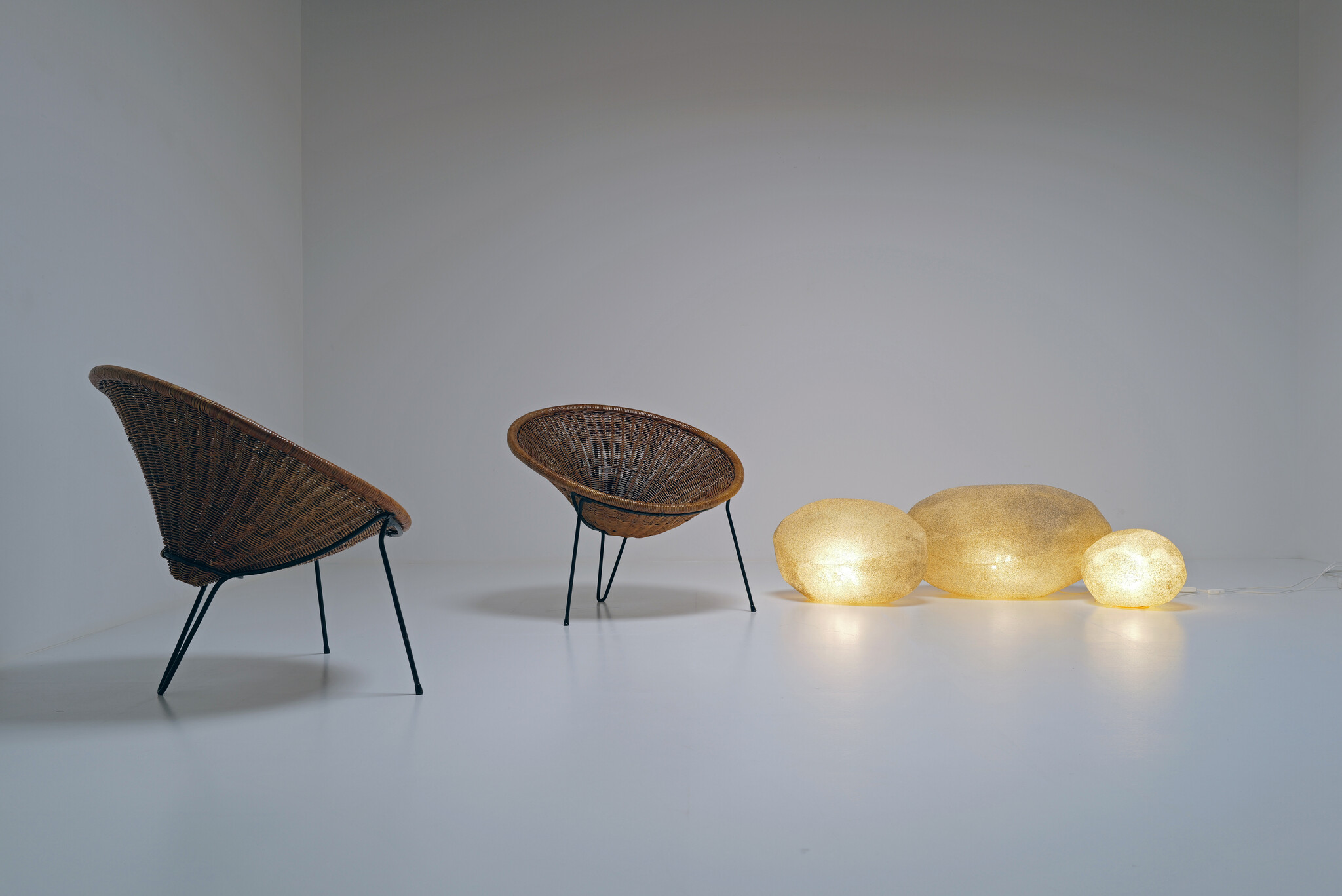 Moon Rock Lamp Set