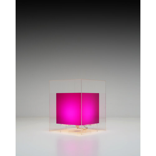 Modernist Cube lamp plexiglass
