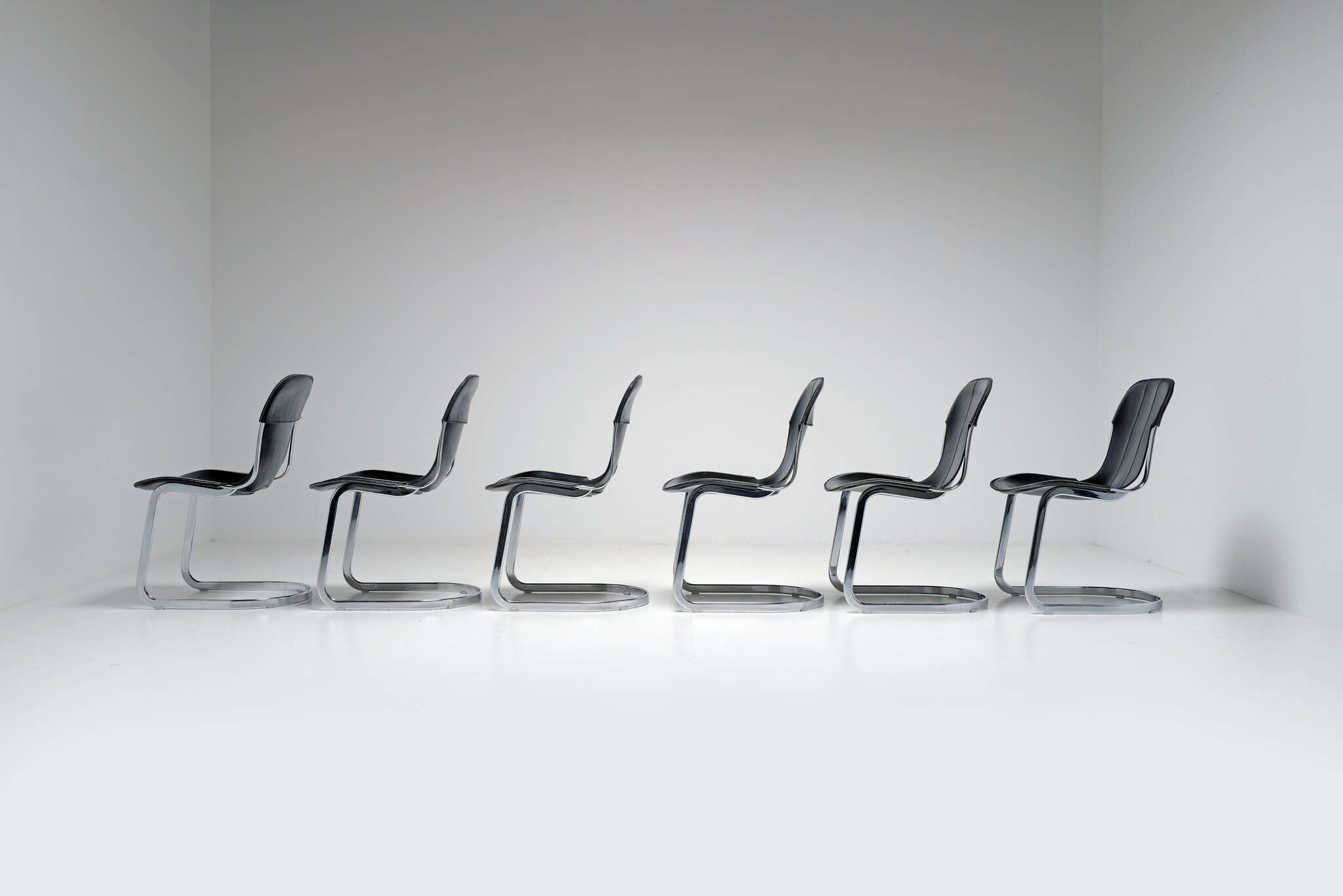 'C2' chairs van Willy Rizzo voor Cidue, 1970s