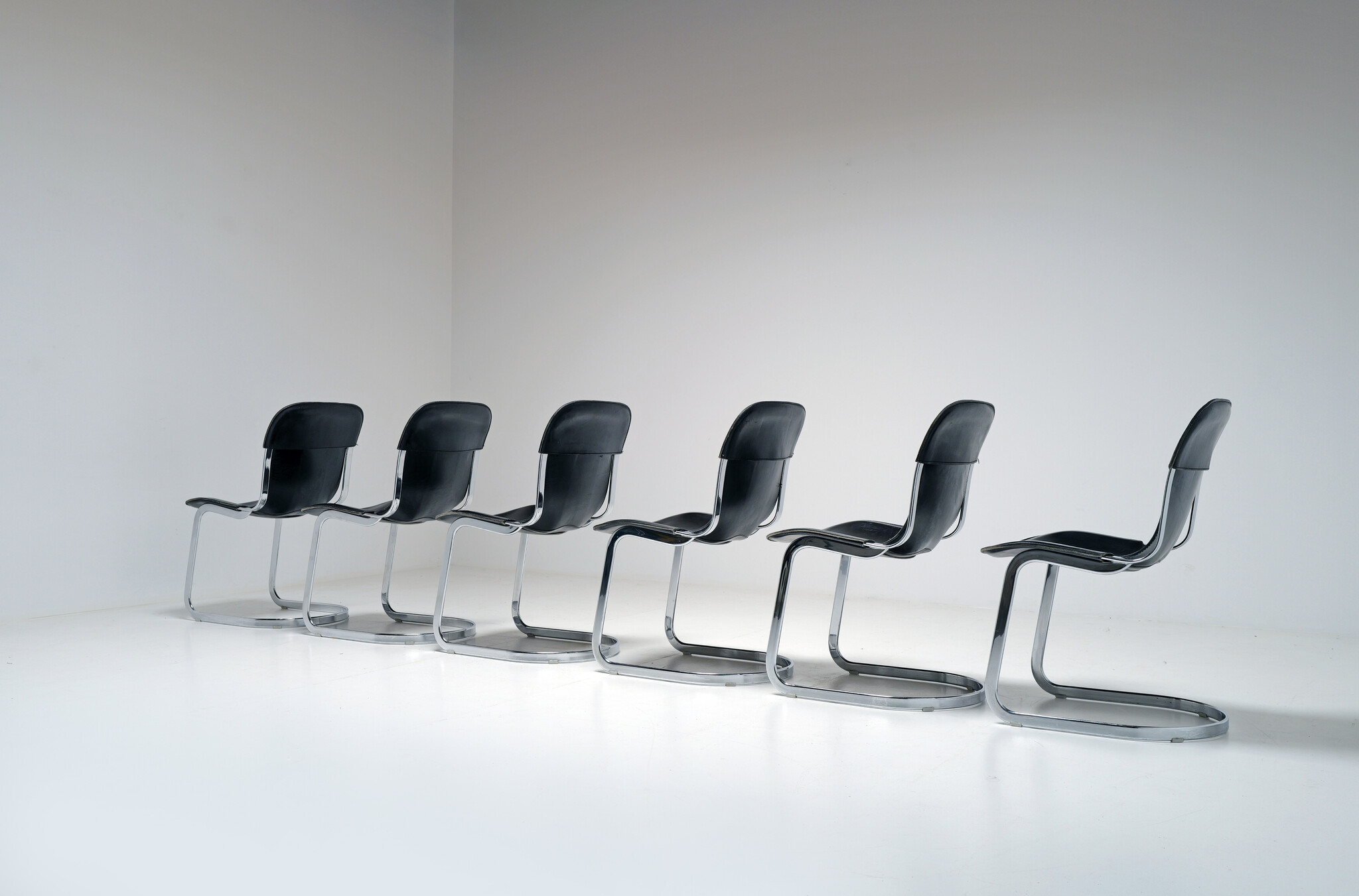 'C2' chairs van Willy Rizzo voor Cidue, 1970s