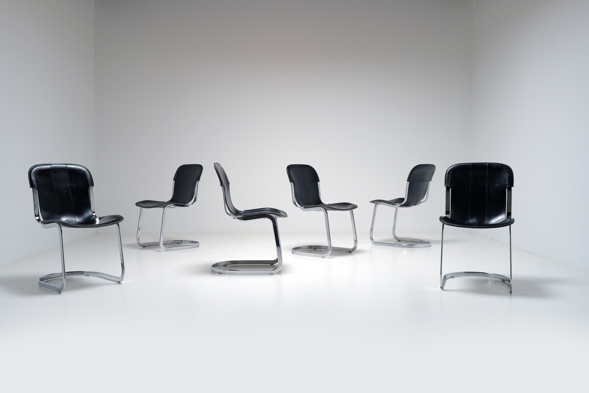 'C2' chairs van Willy Rizzo voor Cidue, 1970s