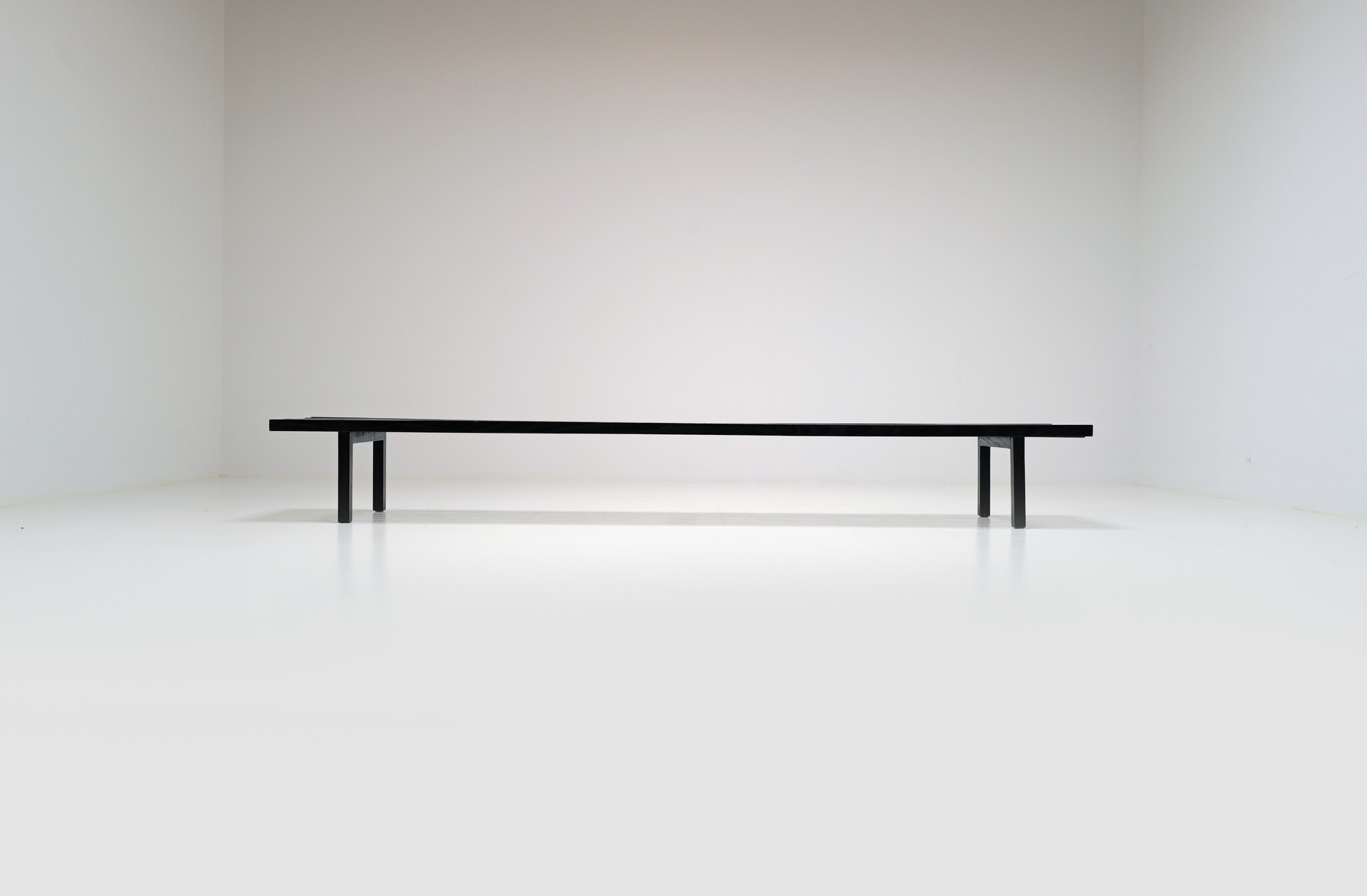 Banc en bois XXL, années 1970