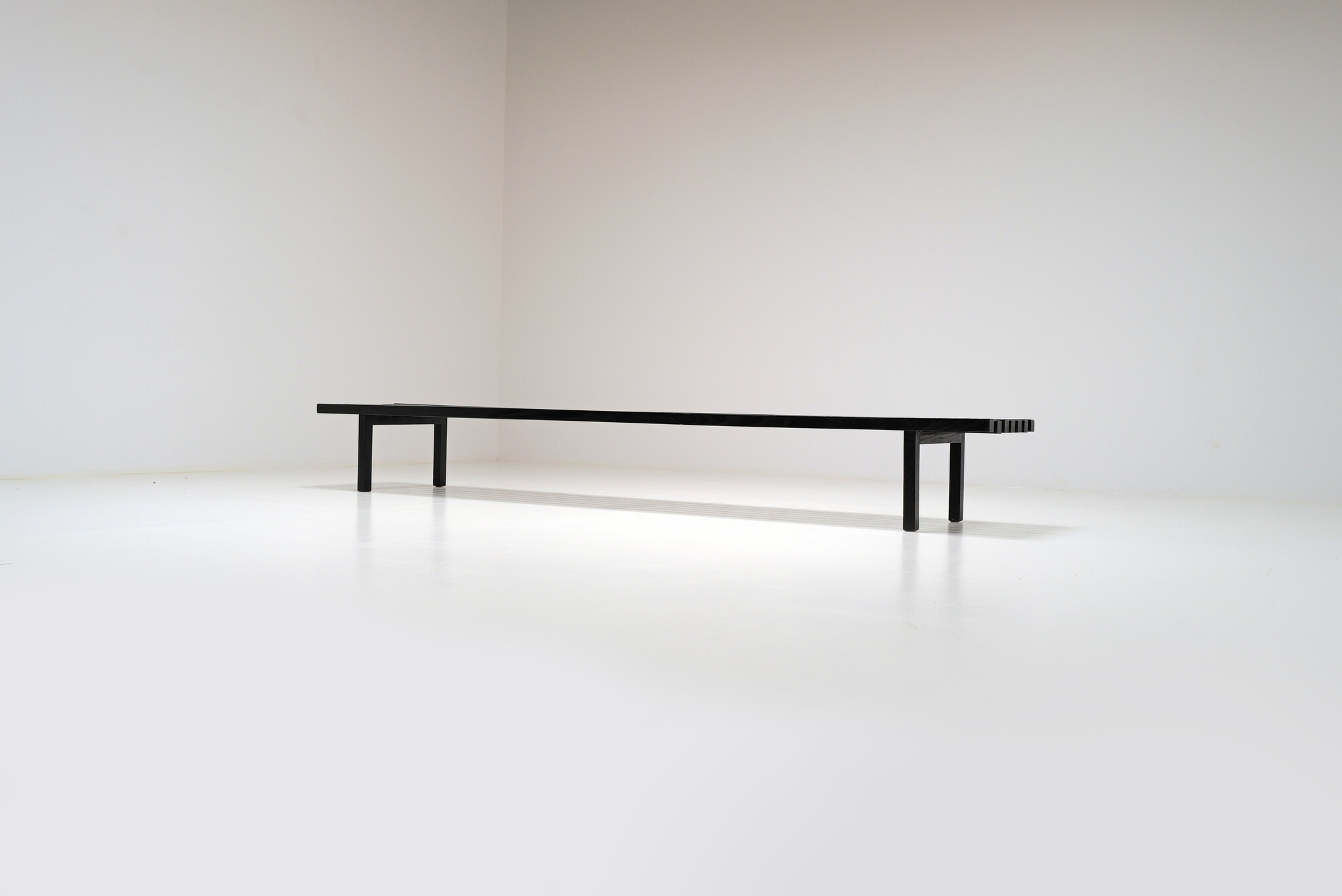 Banc en bois XXL, années 1970