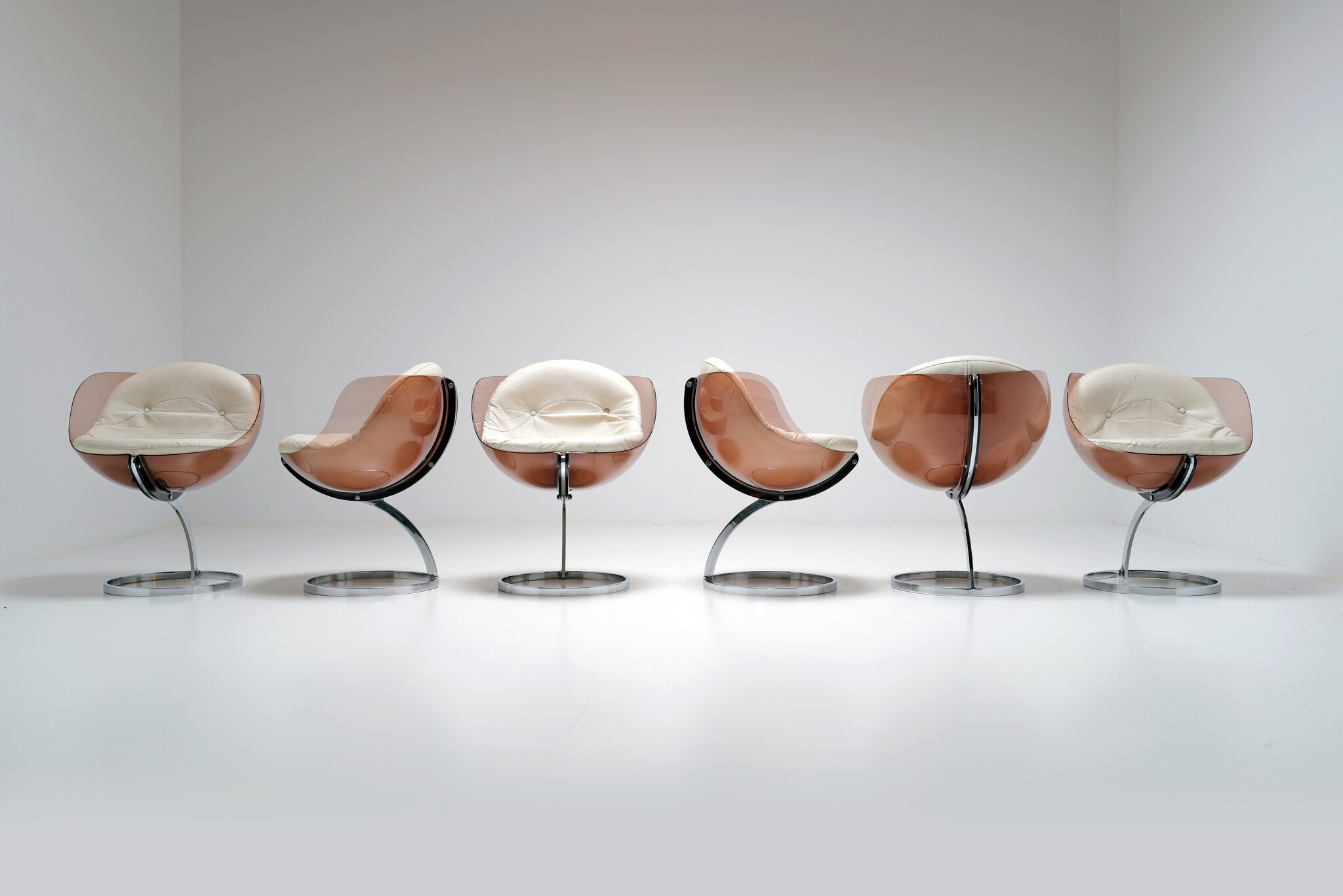 Sphere dinning set van Boris Tabacoff voor Mobilier Modulaire Moderne, 1970's