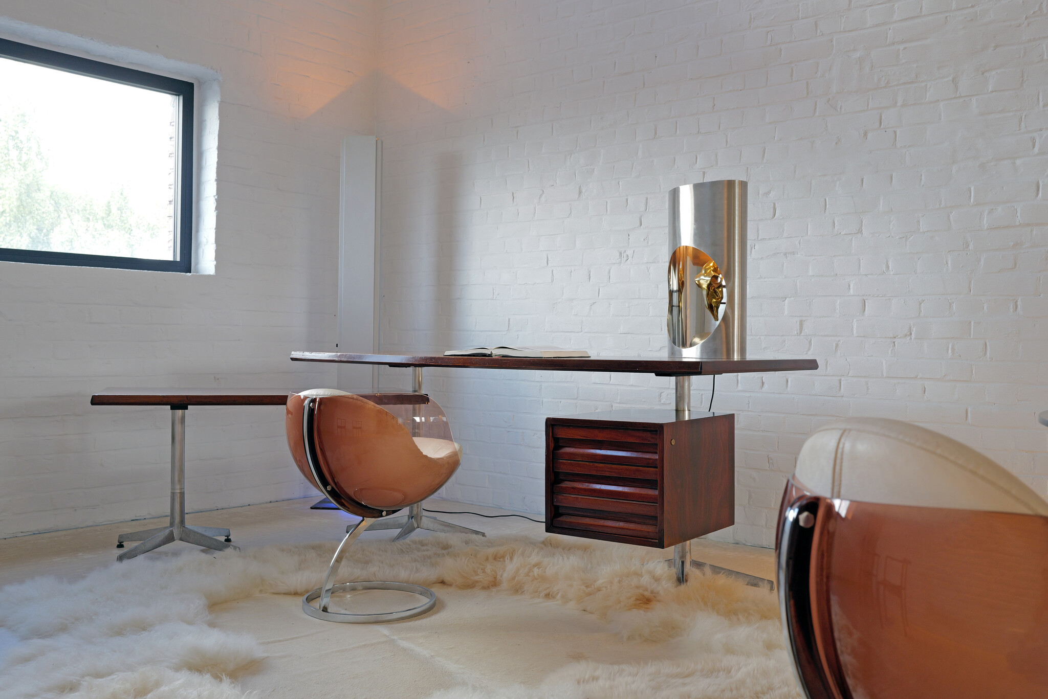 Executive desk by Osvaldo Borsani for Tecno Milan, 1956