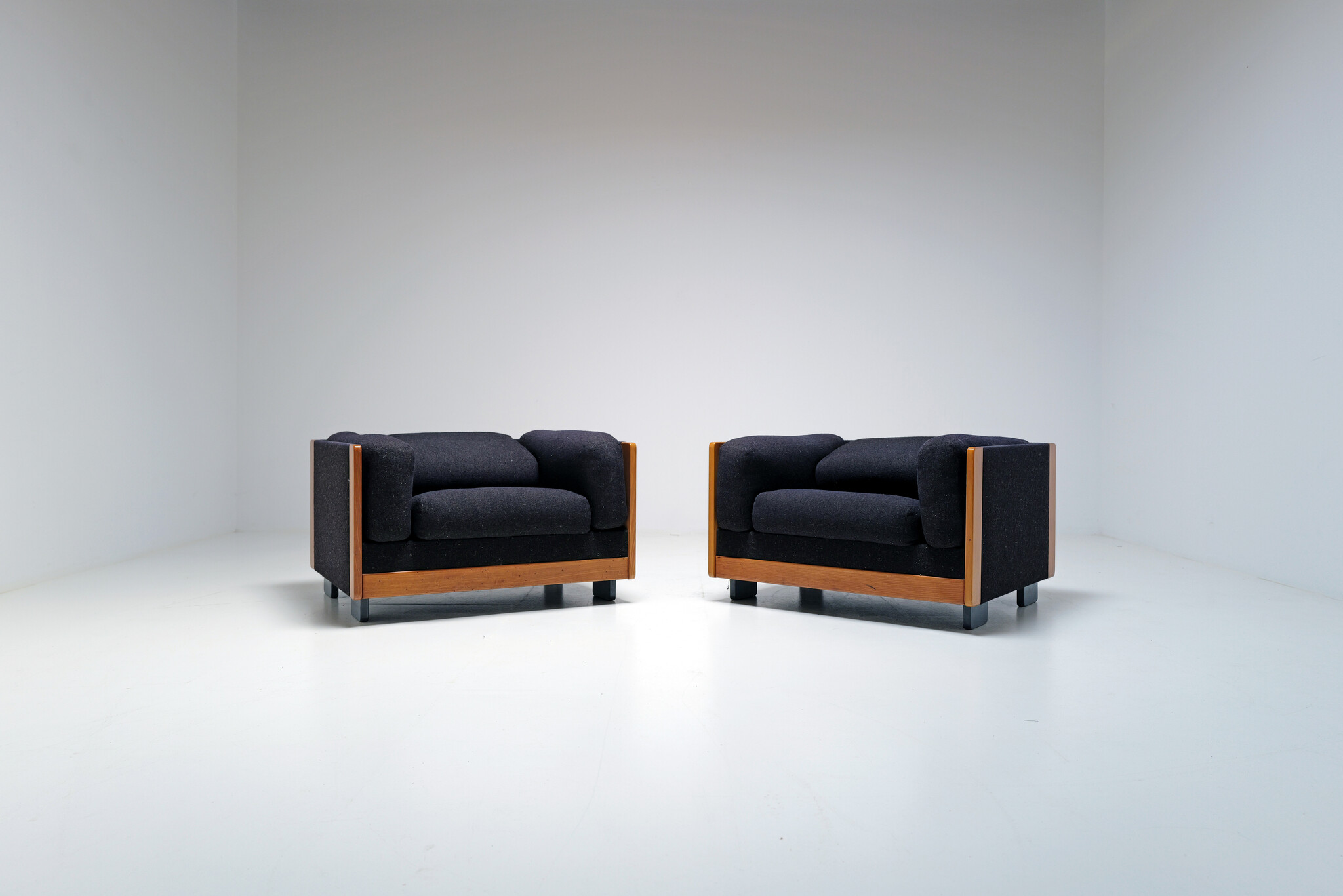 Afra & Tobia Scarpa clubs '920' for Cassina, 1970's