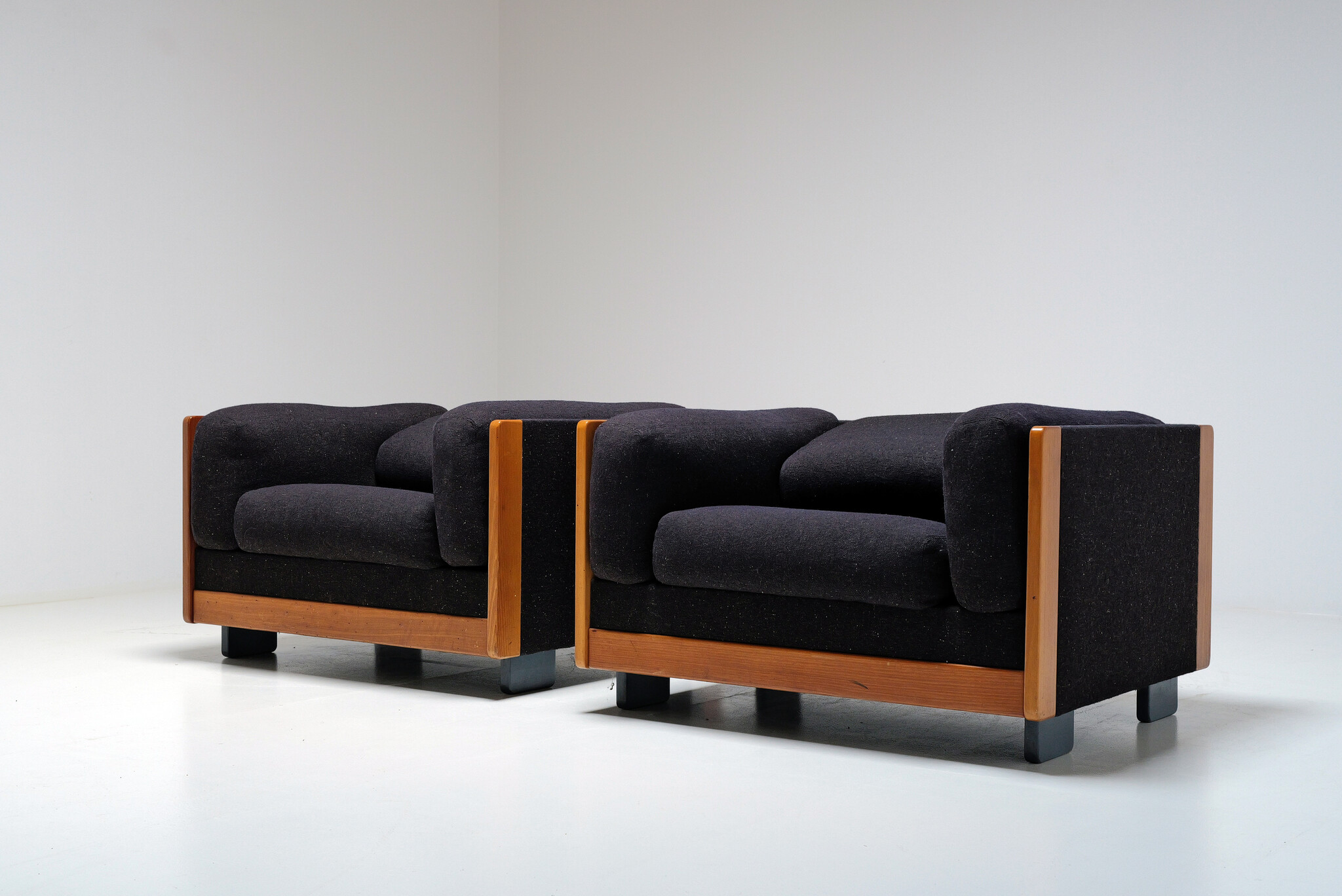 Afra & Tobia Scarpa clubs '920' for Cassina, 1970's