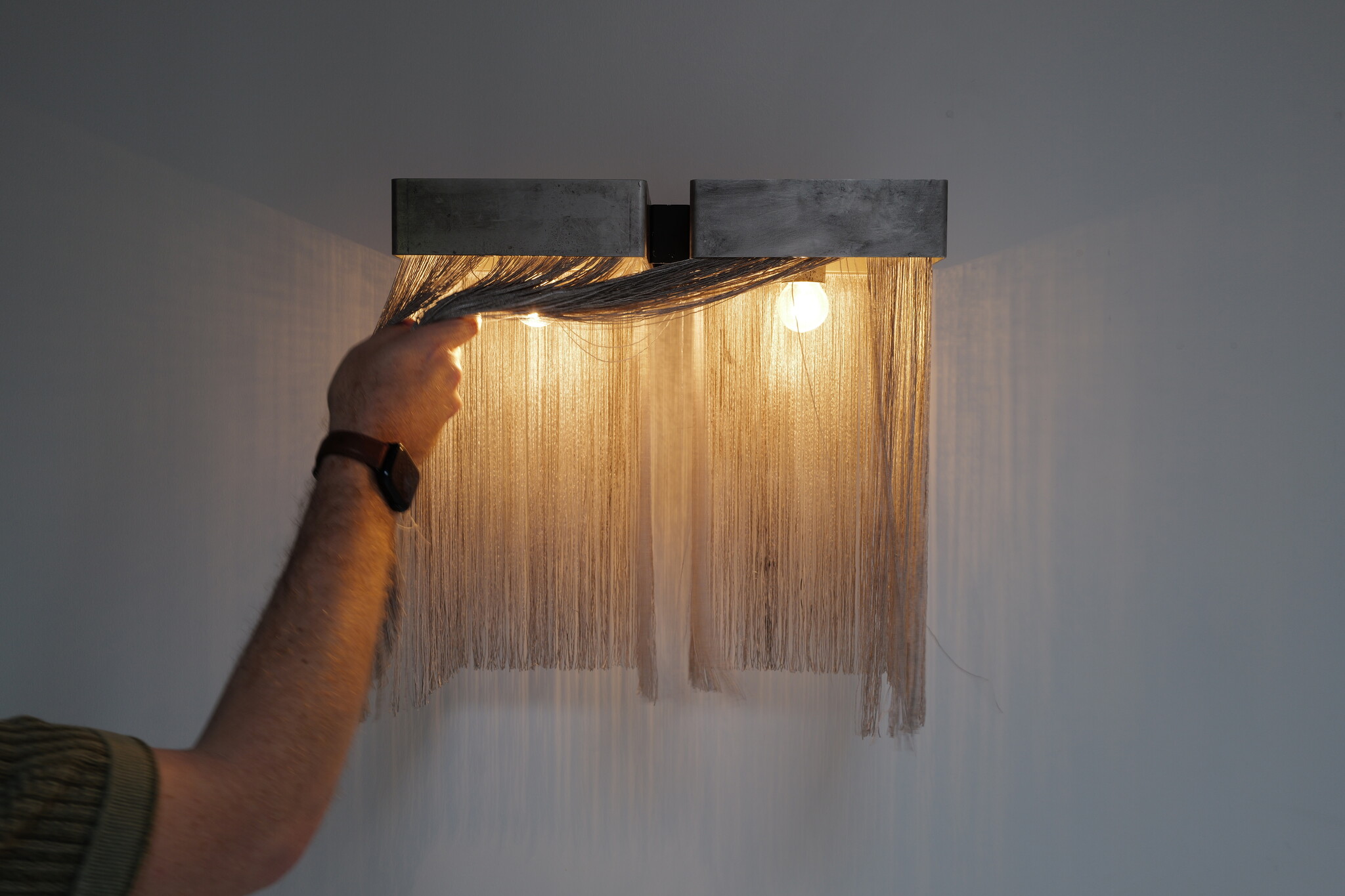 Set of 2 Model 259/2 wall lamps by Massimo Vignelli for Arteluce, 1964