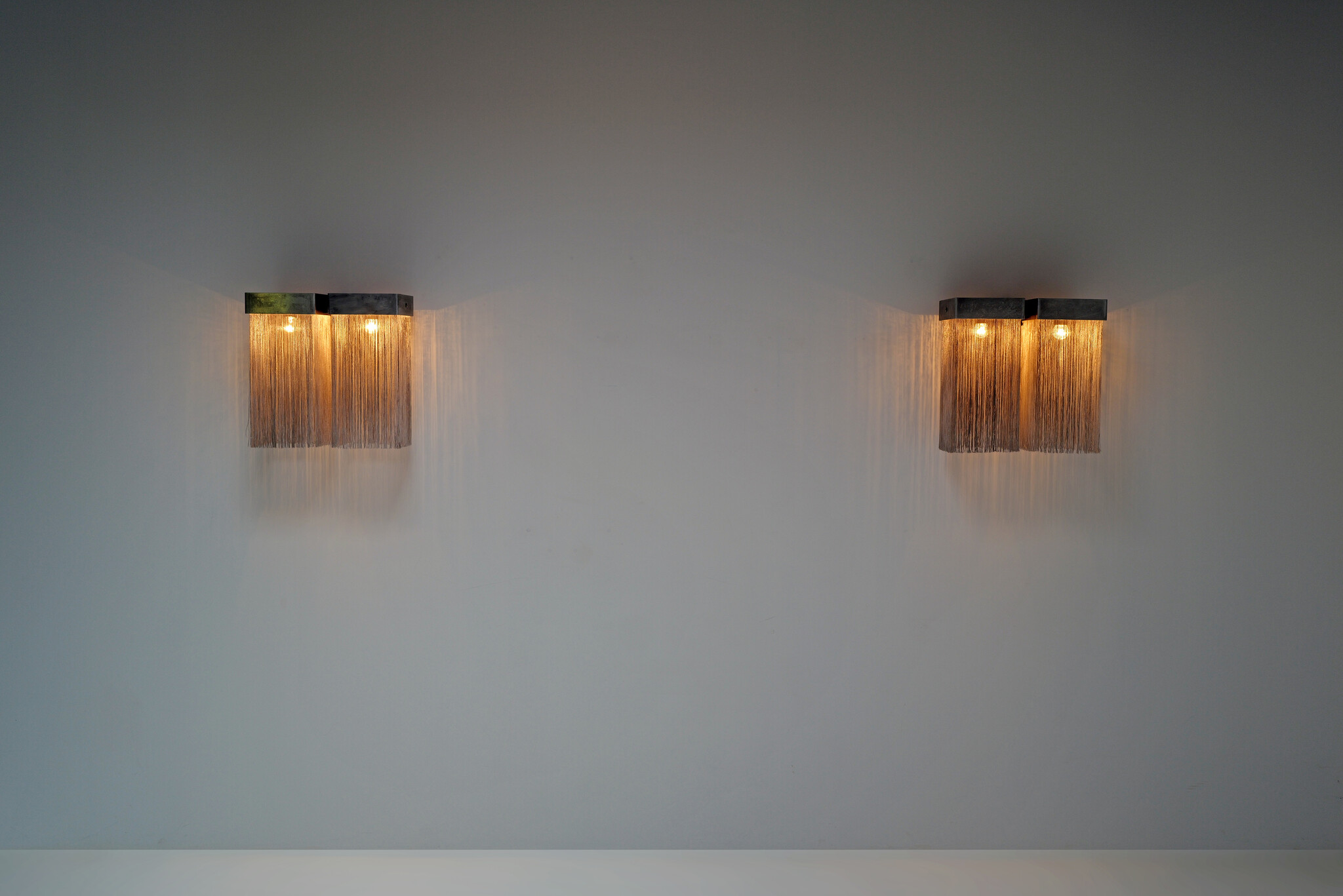 Set of 2 Model 259/2 wall lamps by Massimo Vignelli for Arteluce, 1964