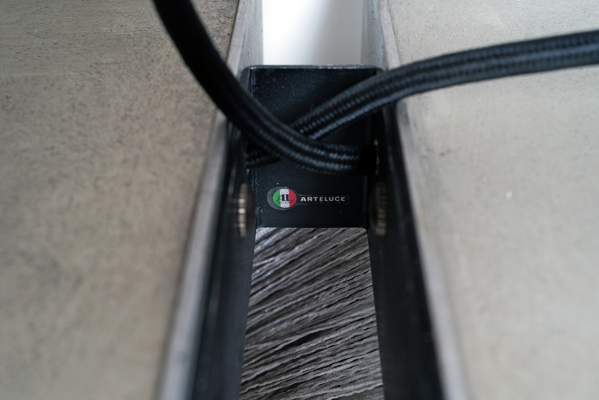 Set of 2 Model 259/2 wall lamps by Massimo Vignelli for Arteluce, 1964