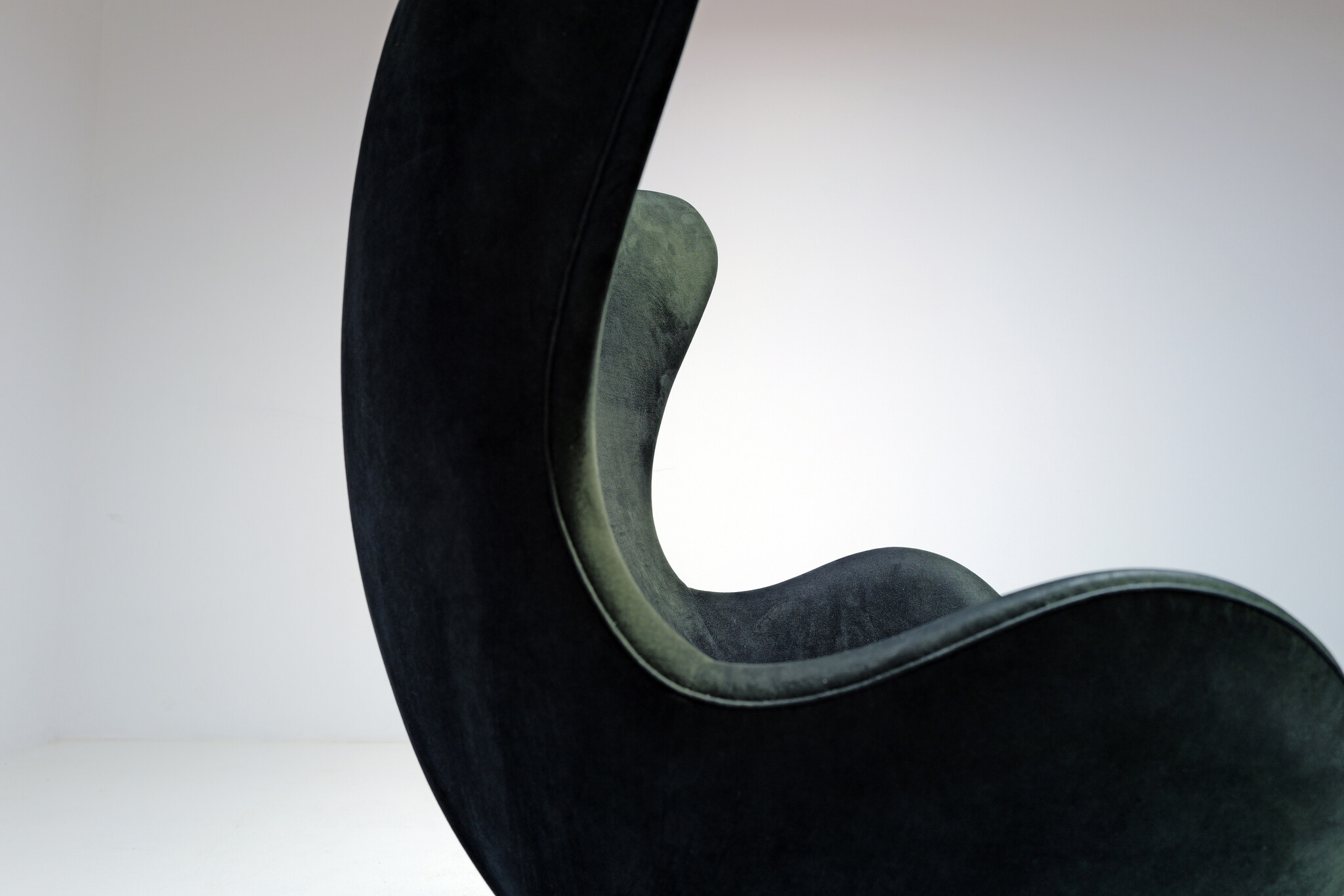 Vintage Egg chair door Arne Jacobsen voor Fritz Hansen