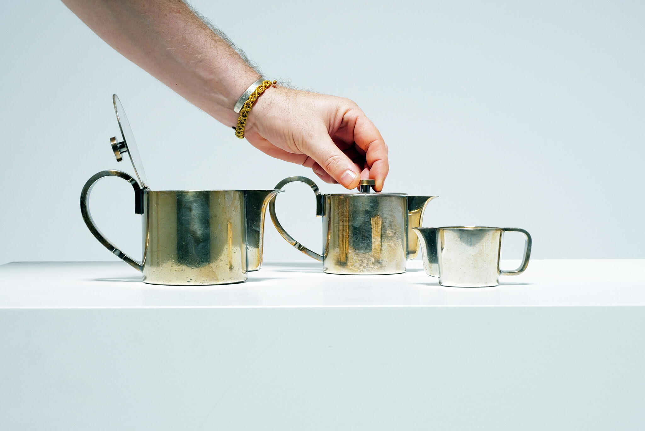 Koffie en thee set Gio Ponti for Krupp, Italy 1950s