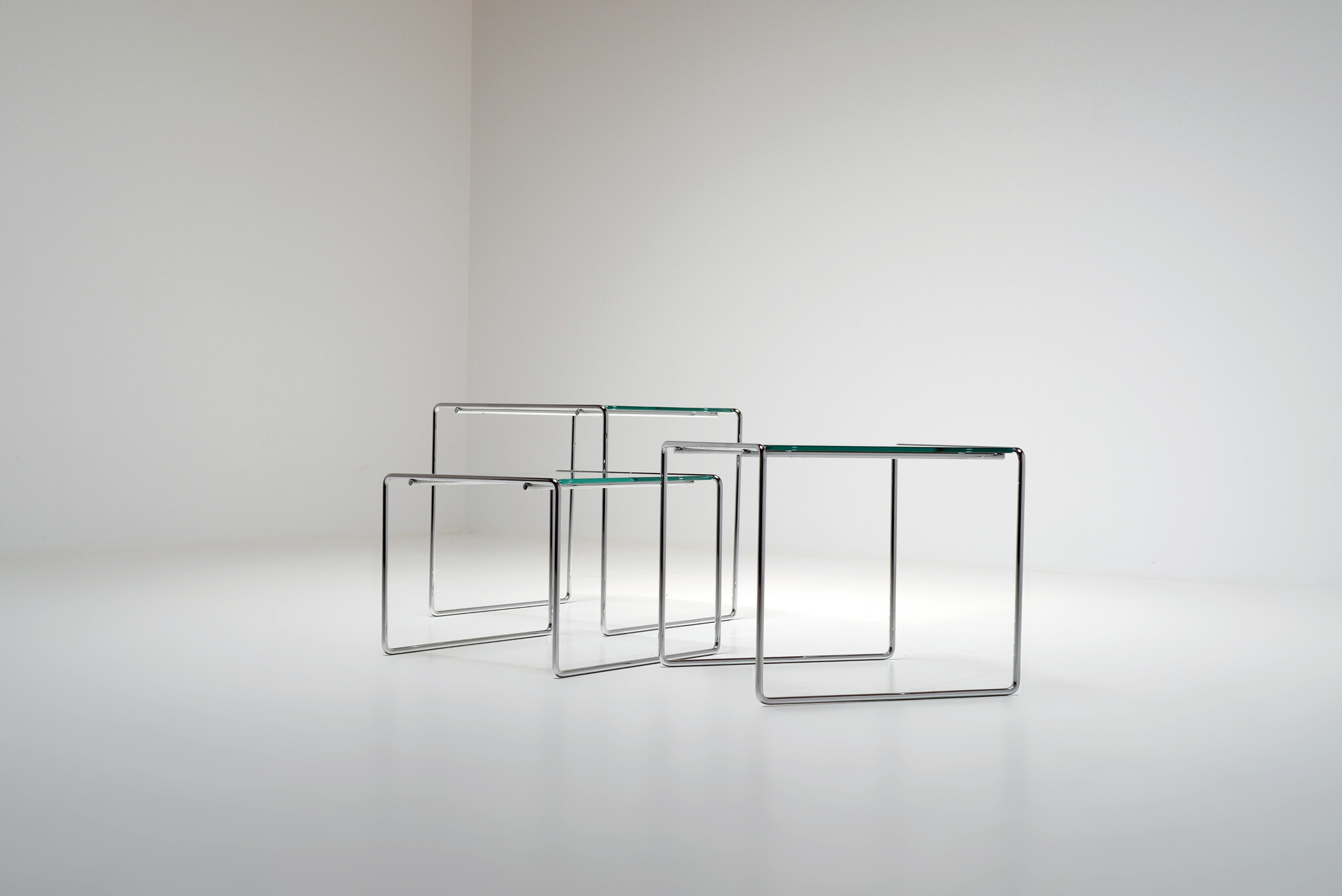 Marcel T side tables by Kazuhide Takahama for Cassina, 1974