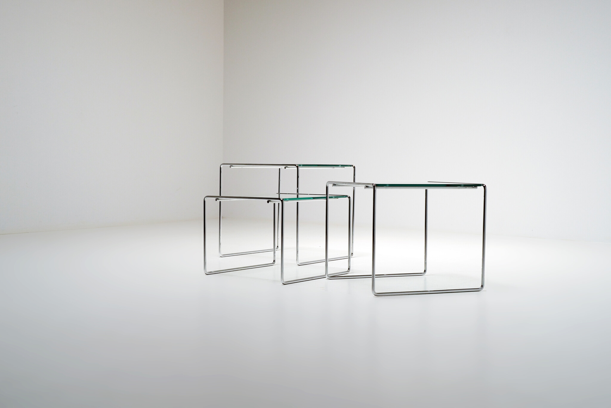 Marcel T side tables by Kazuhide Takahama for Cassina, 1974