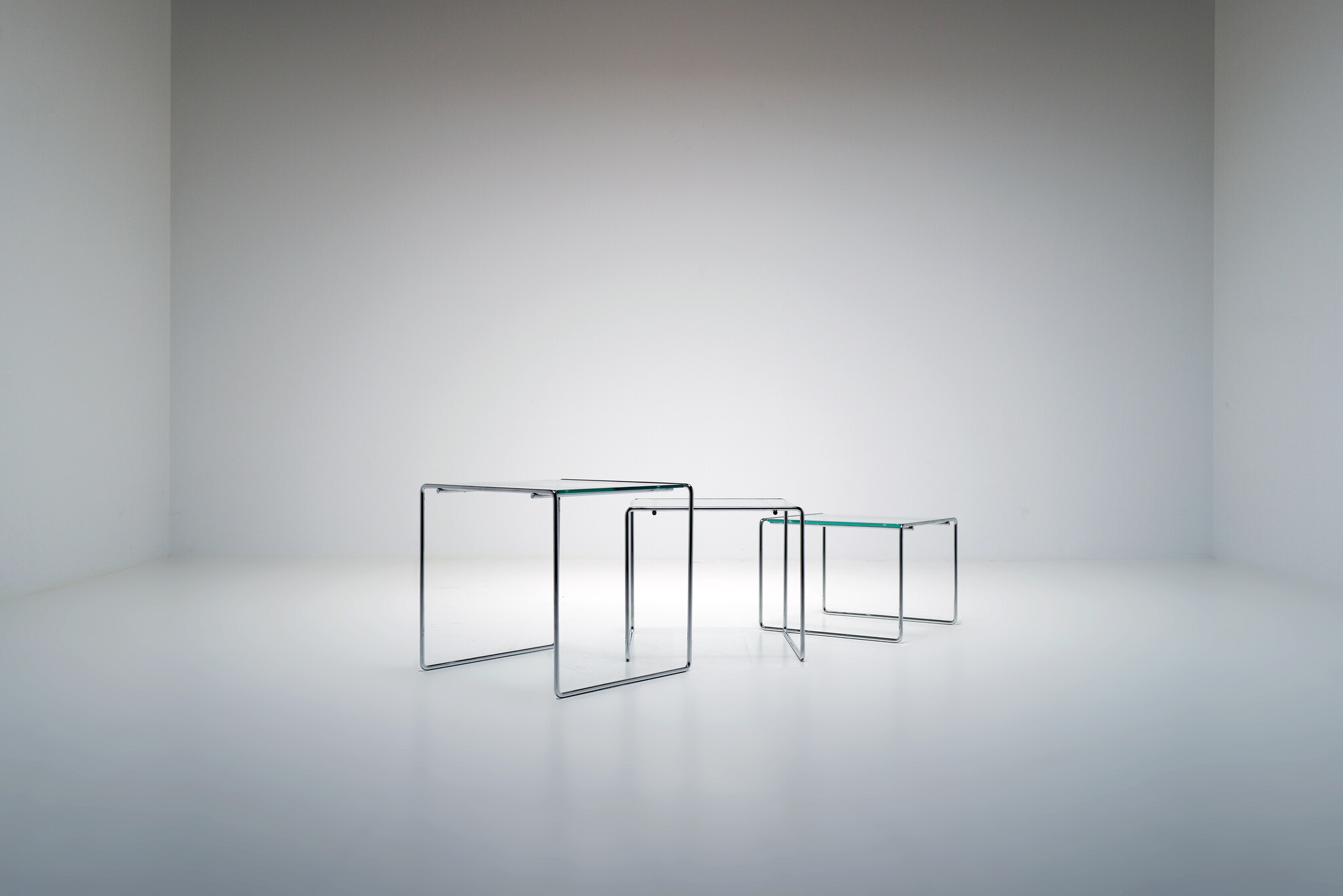 Marcel T side tables by Kazuhide Takahama for Cassina, 1974