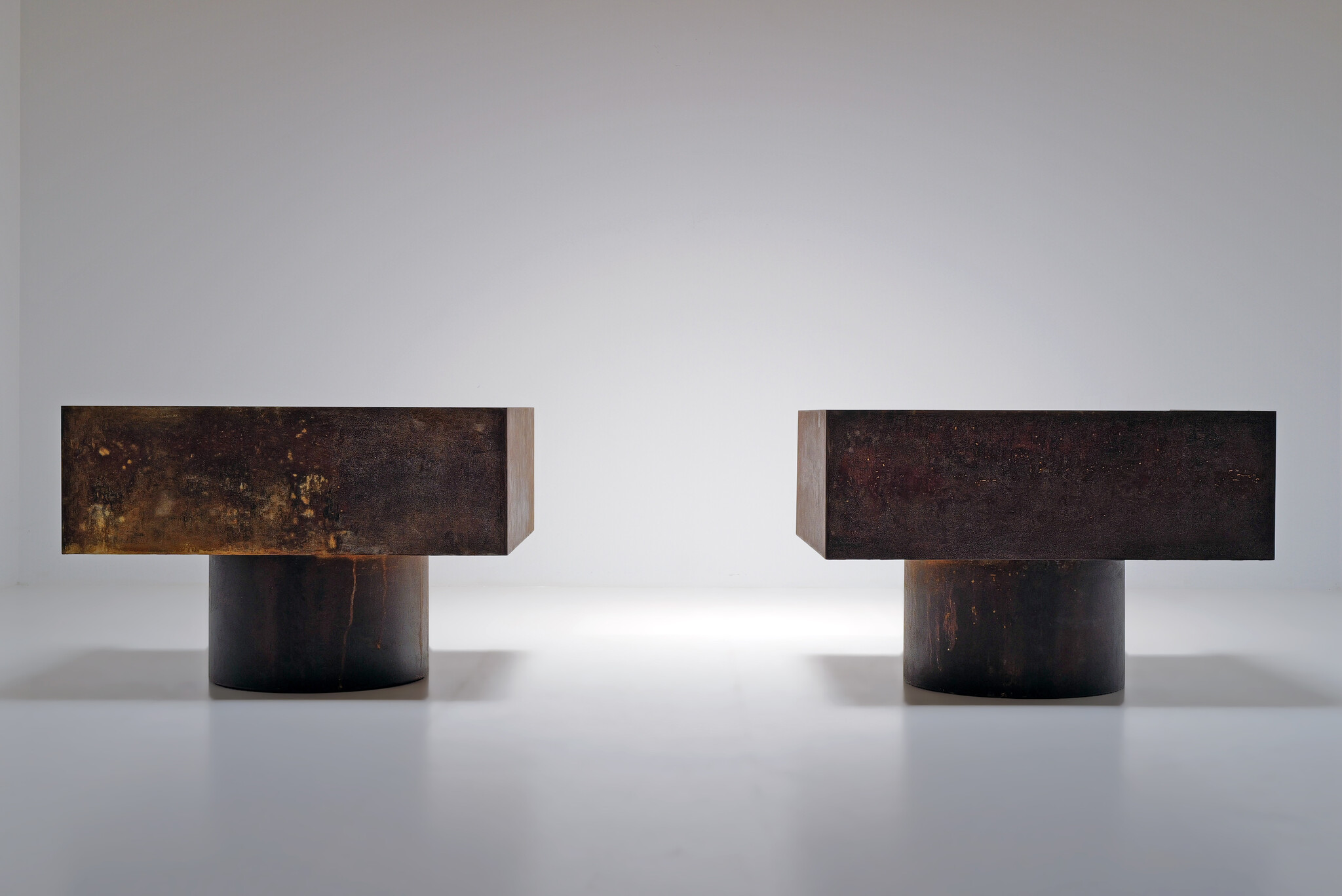 Set Modernistische Metalen Chairs