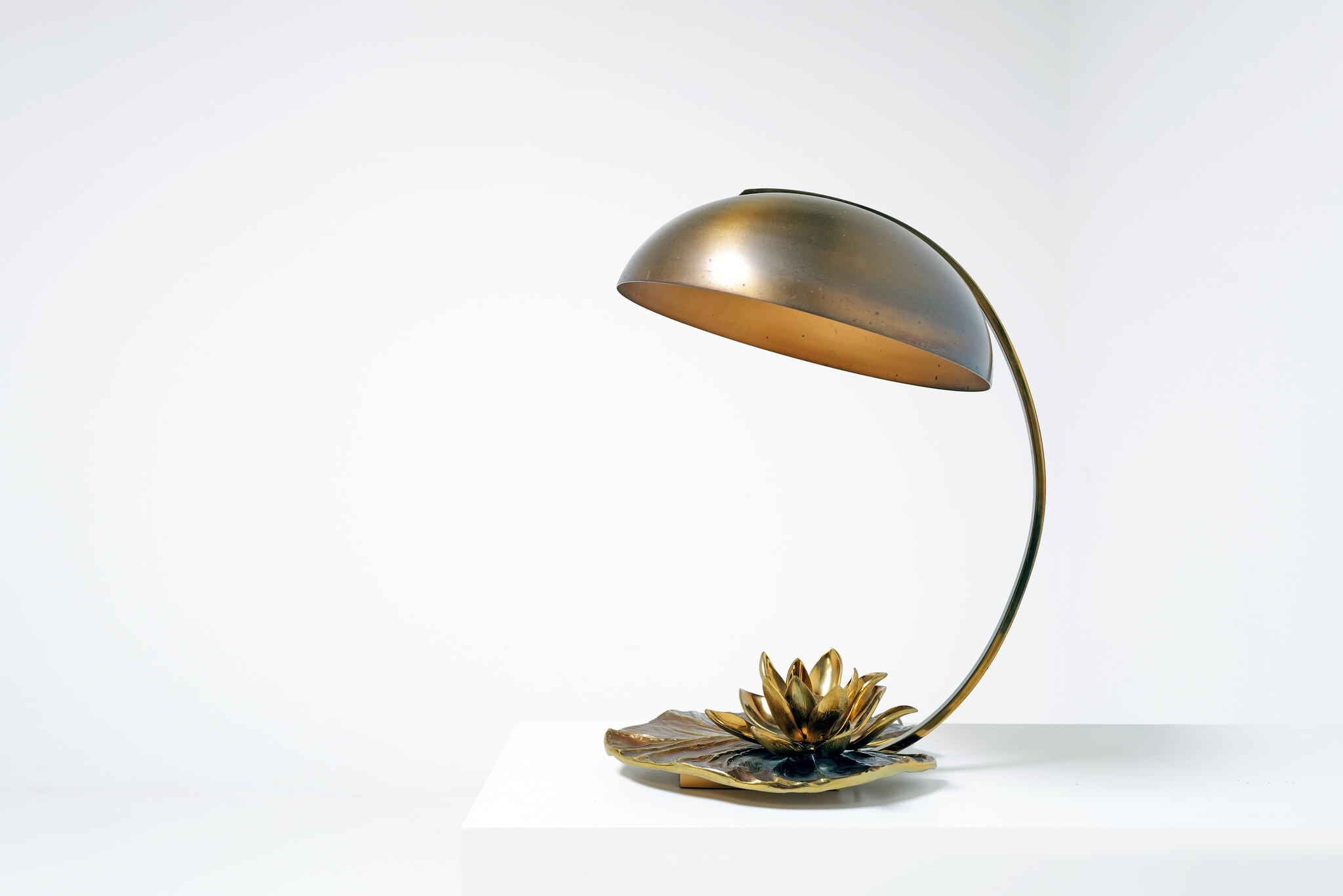 Lampe nénuphar de Maison Charles, années 1970