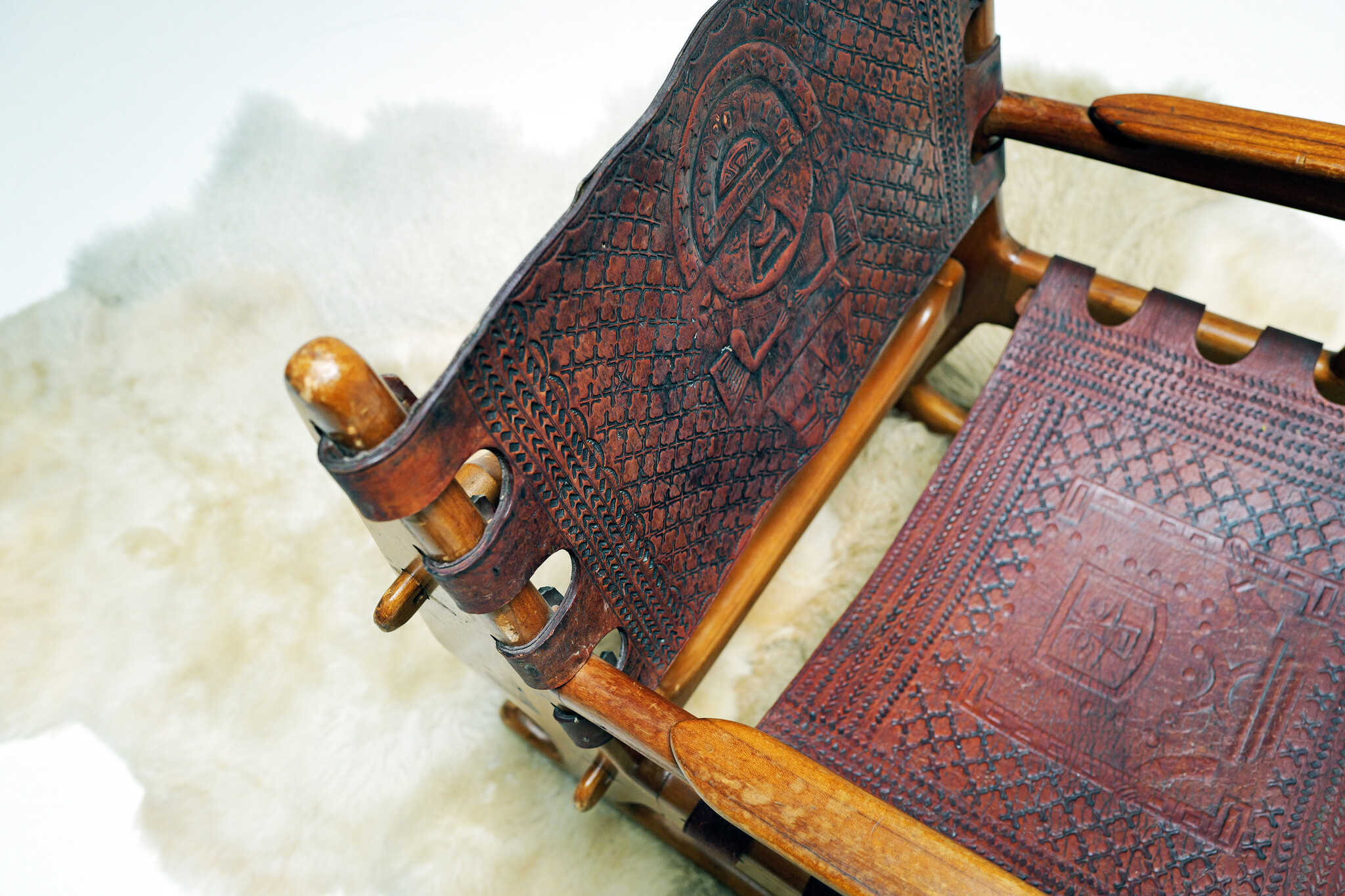 Rocking Chair van Angel Pazmino voor Estilo Moult, 1960's