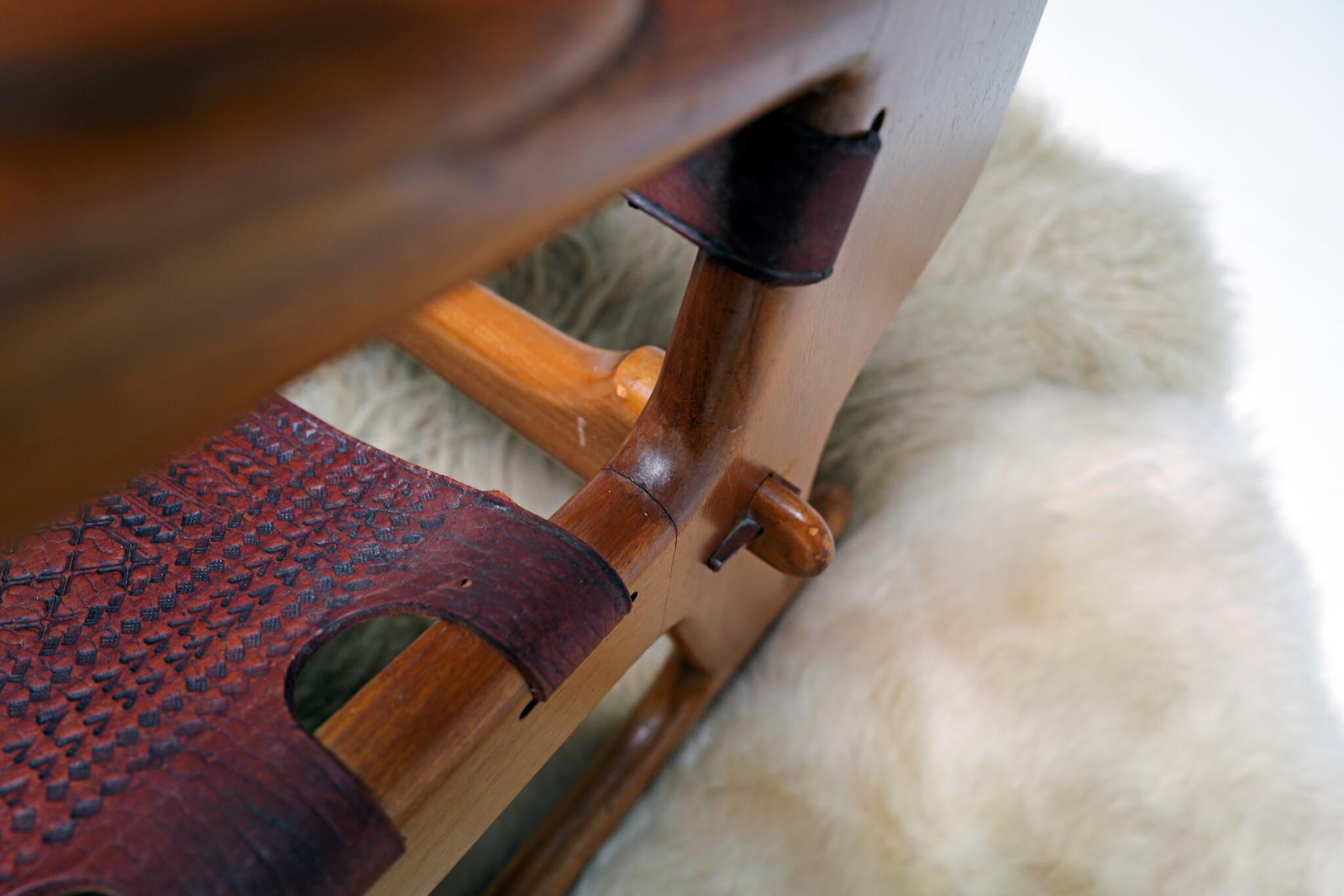 Rocking Chair van Angel Pazmino voor Estilo Moult, 1960's