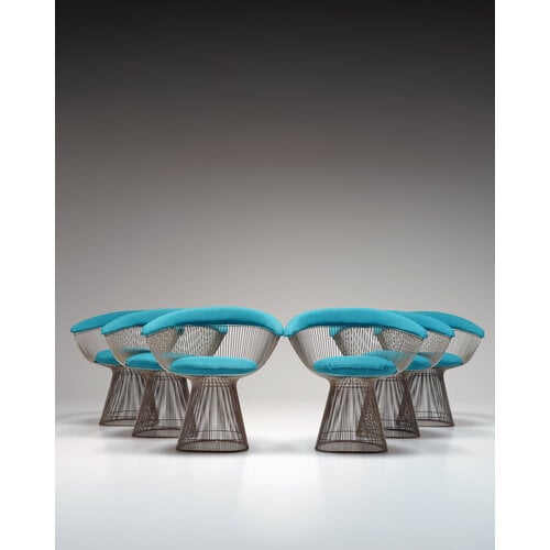 Set of dining chairs by Warren Platner