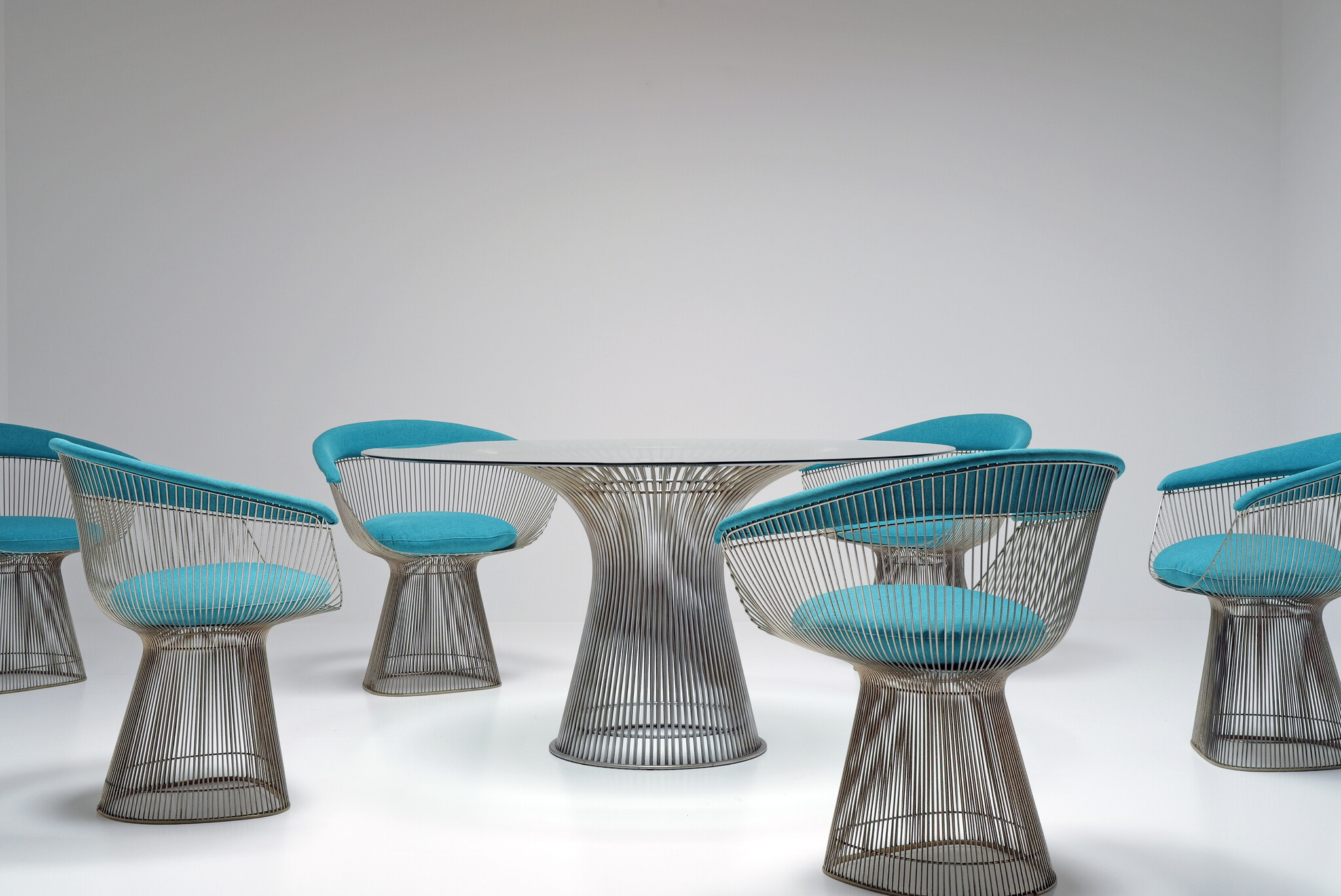 Set dinning chairs van Warren Platner for Knoll, 1960's
