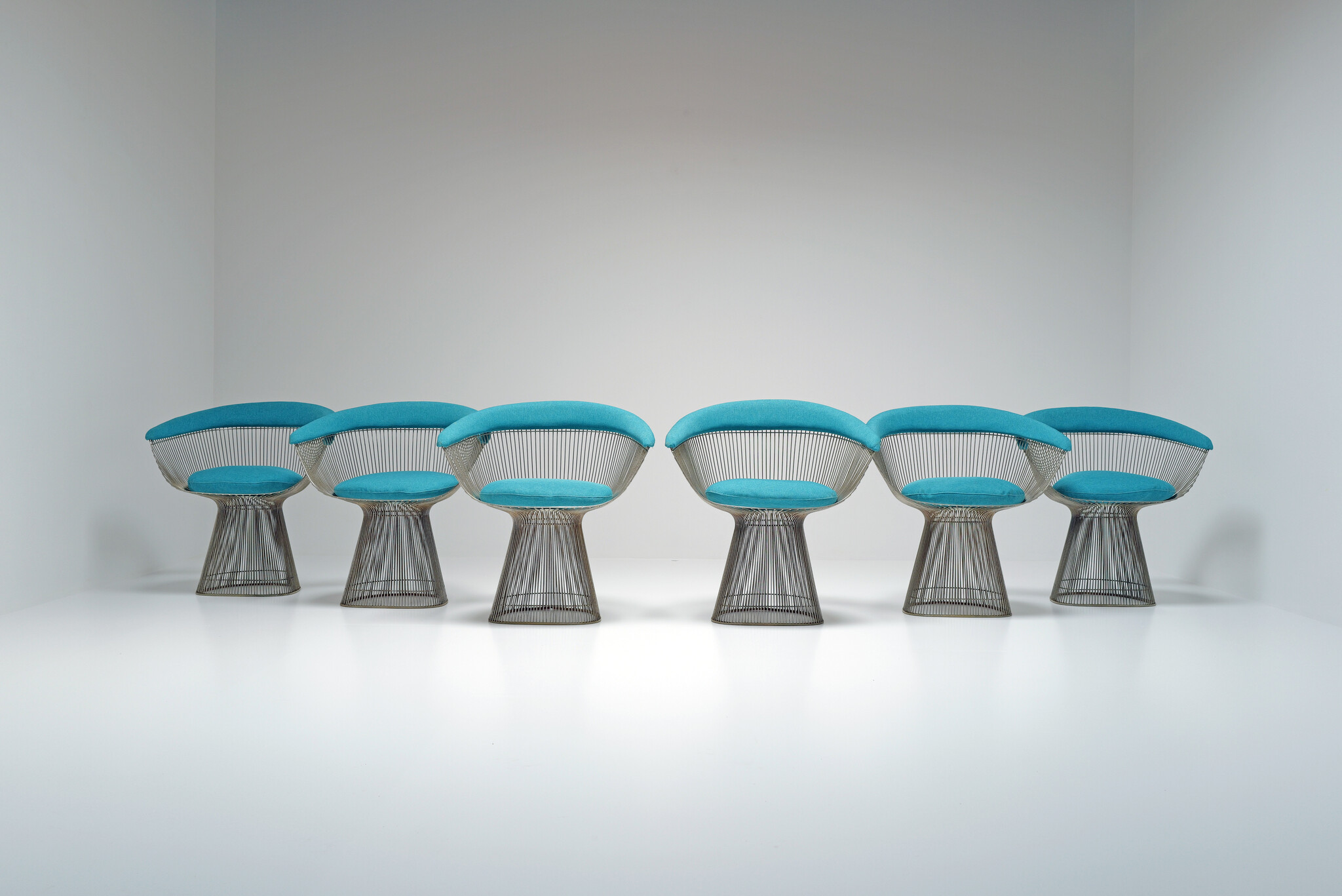 Set dinning chairs van Warren Platner for Knoll, 1960's