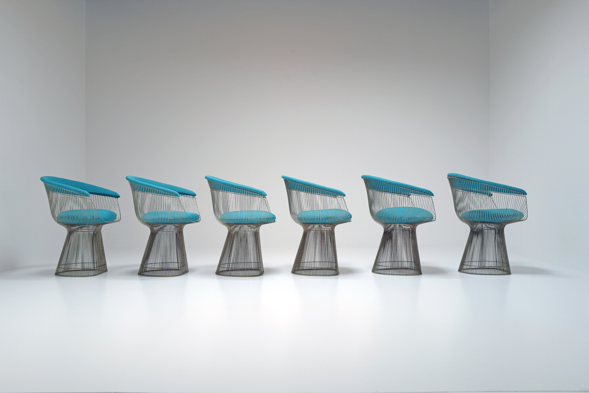 Set dinning chairs van Warren Platner for Knoll, 1960's