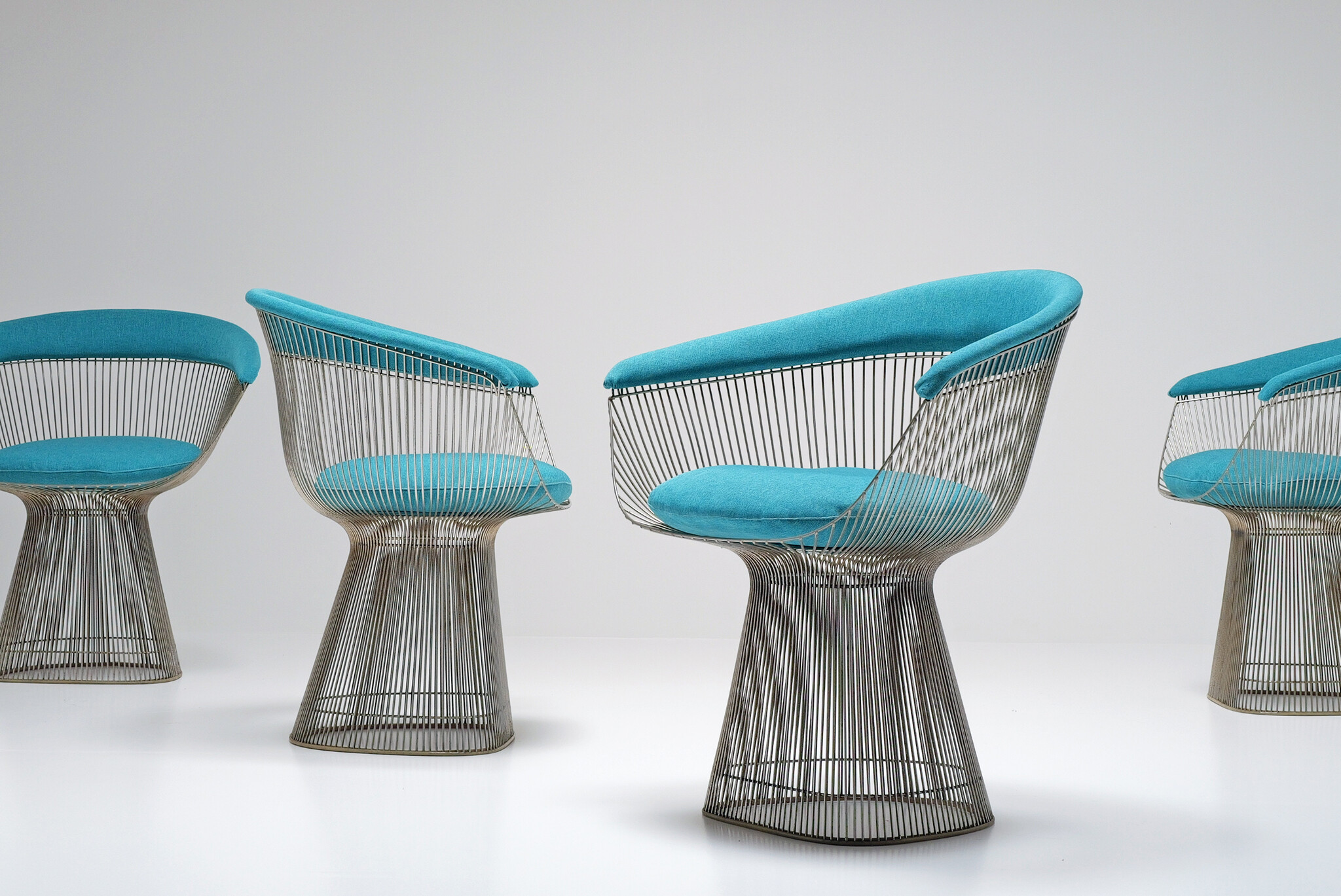 Set dinning chairs van Warren Platner for Knoll, 1960's