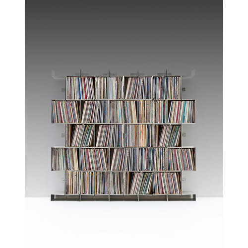 Aluminium boeken / vinyl kast