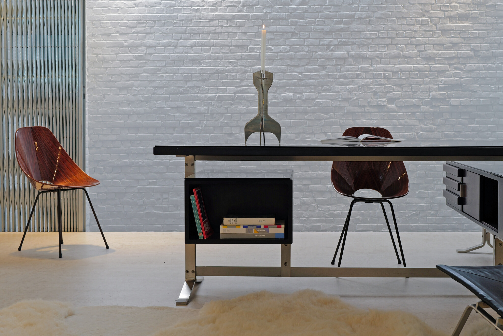 Bougeoir de Marcel Breuer pour Gavina, années 1960
