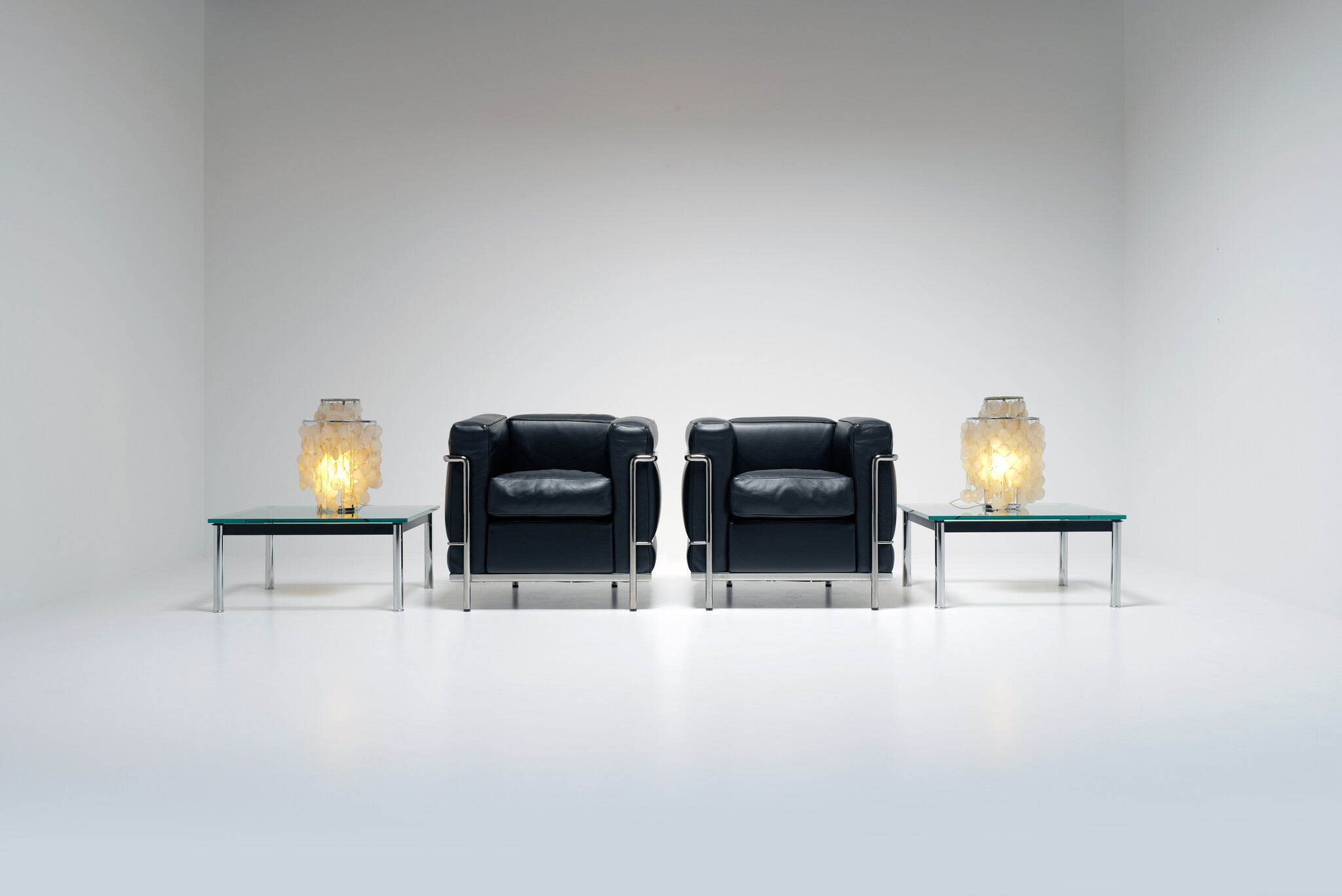 Set Verpan Fun 1TM table lamp by Verner Panton